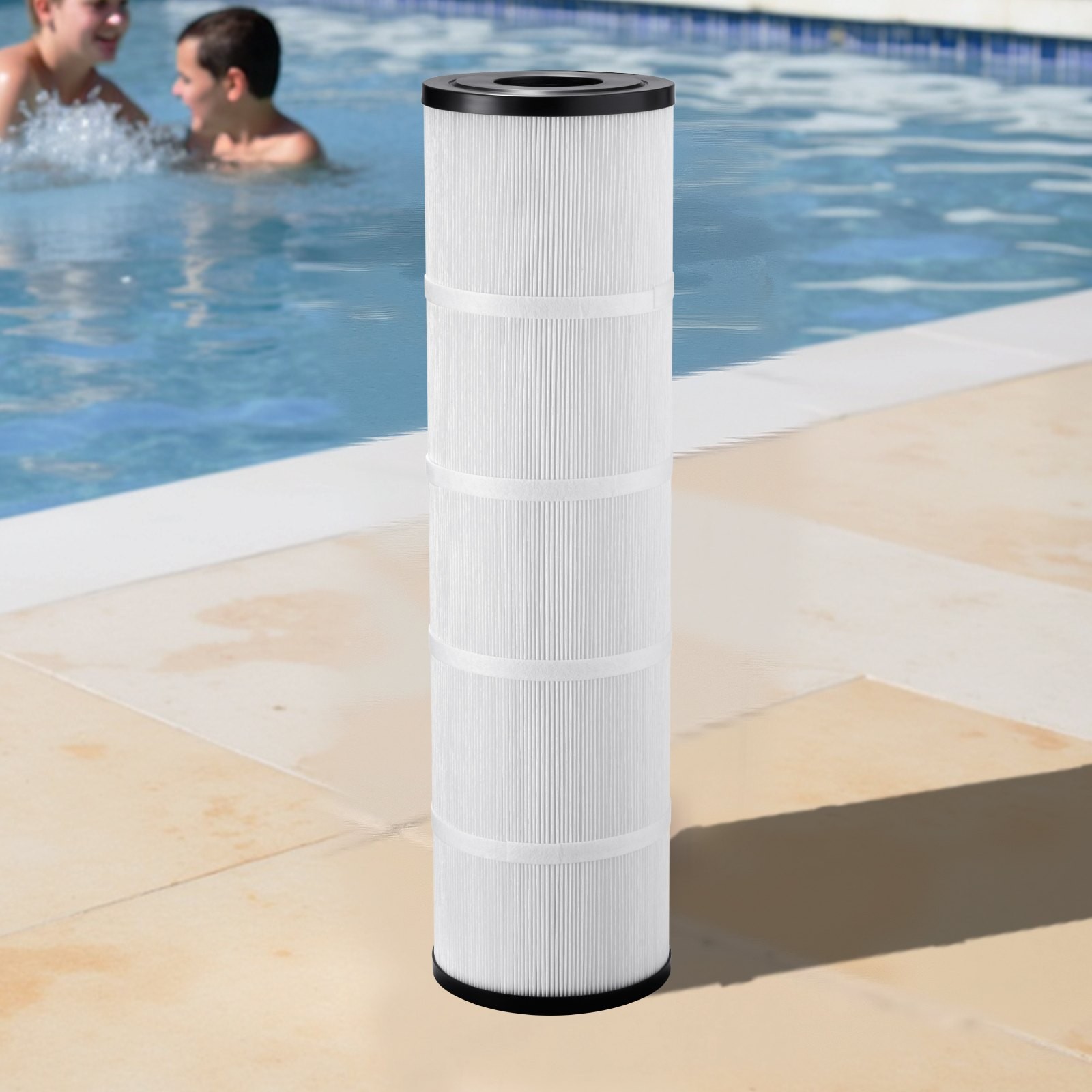 Pool Filter Cartridge, 4x 105 Sq. Ft, Spa Hot Tub Filter Cartridge Replacement,
