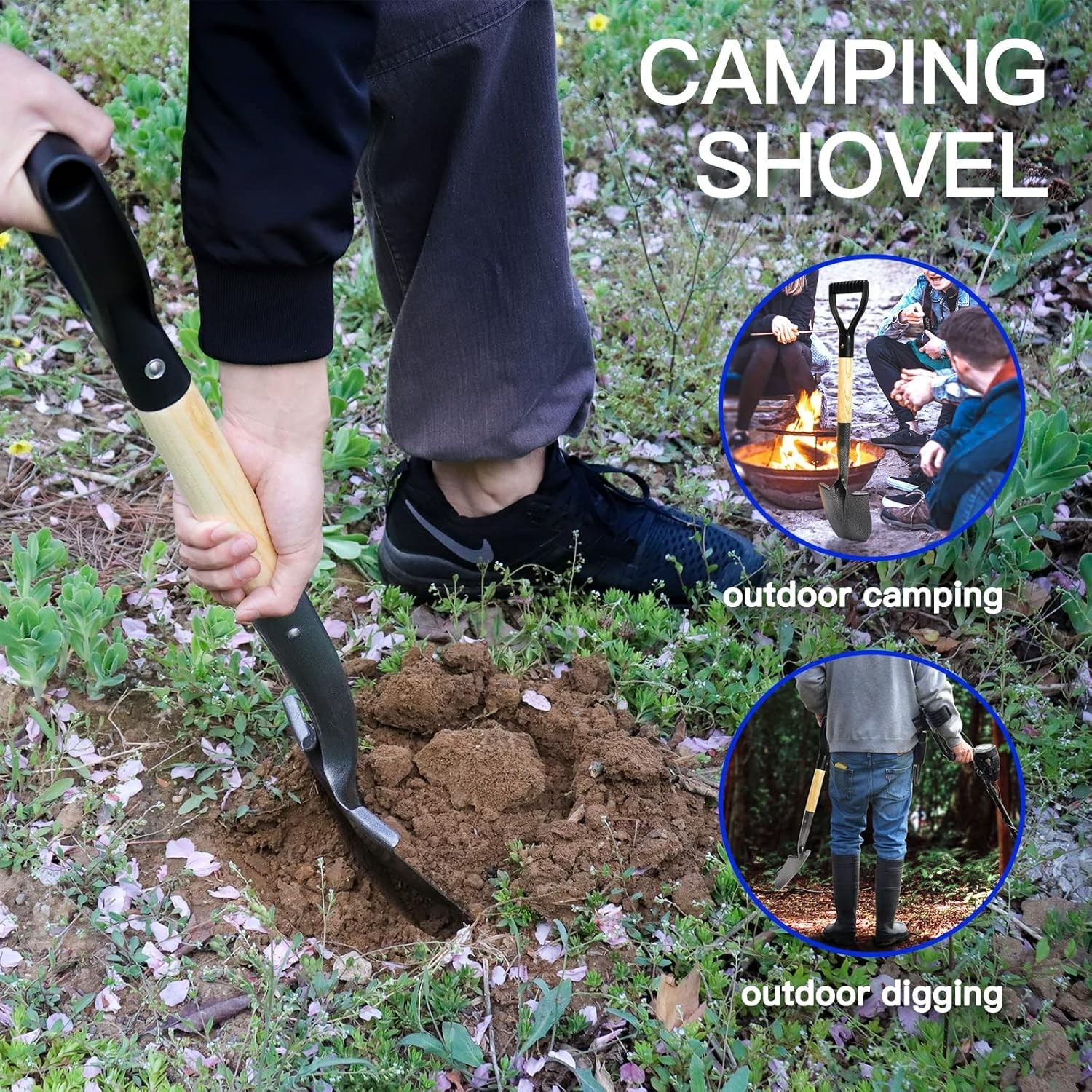 Durable 28-Inch Kids Garden Shovel with Ergonomic Handle – Eco-Friendly Tool