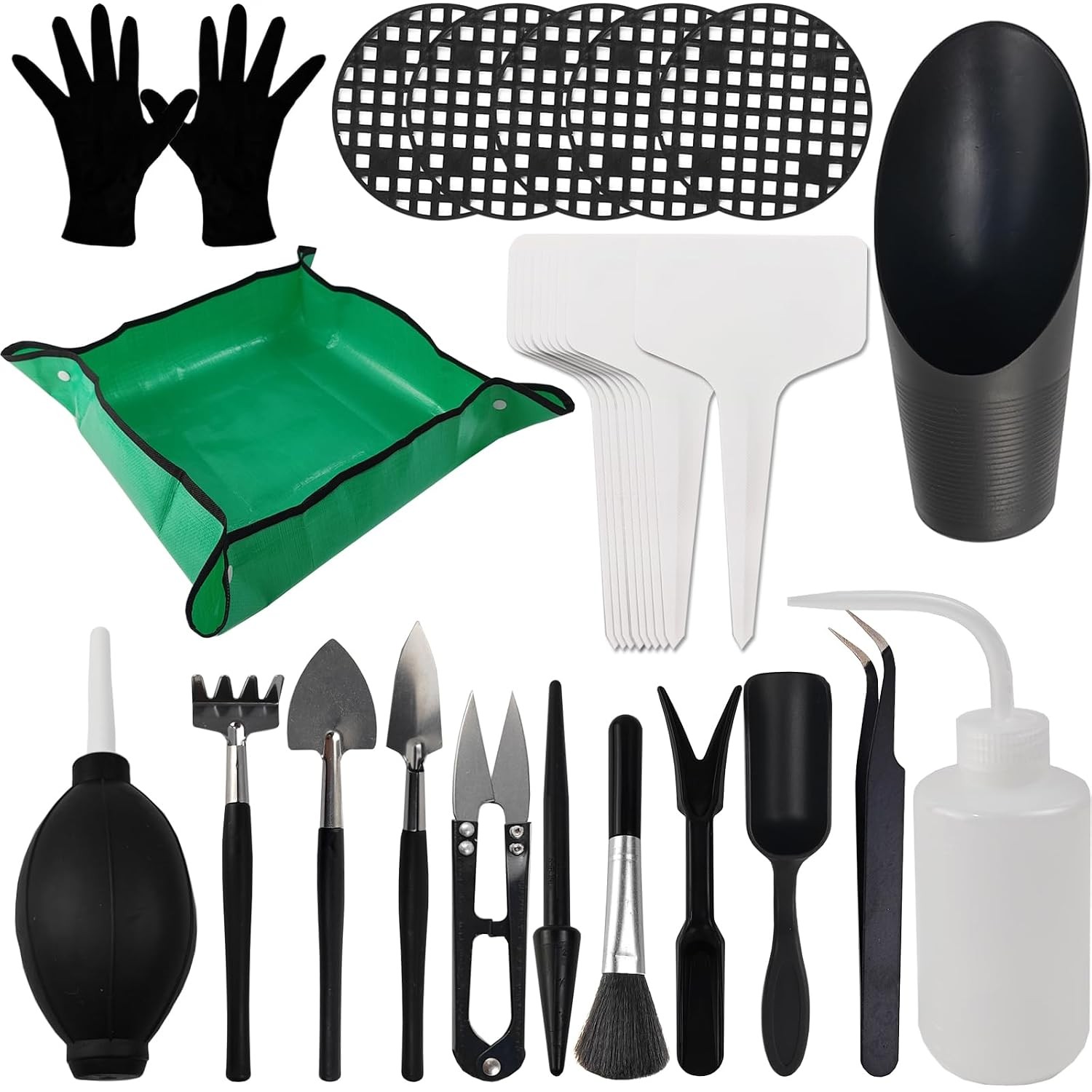 Mini Garden Hand Transplanting Succulent Tools Set 19.7″ Thick Garden Hand