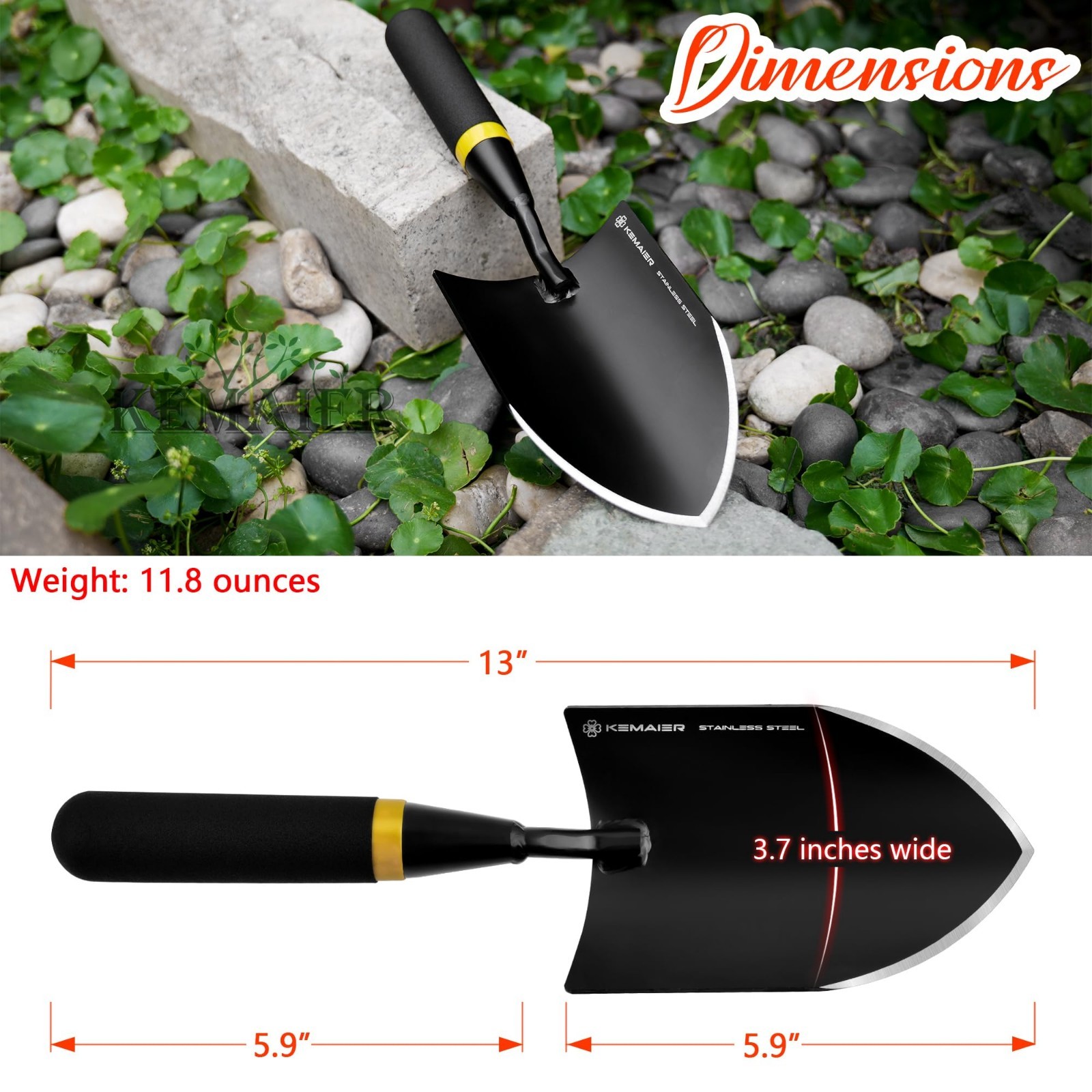 Ultimate Garden Tool Set – Heavy-Duty Stainless Steel Cultivator, Trowel & Weede