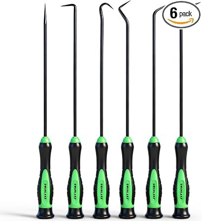 Pick And Hook Set 6 Piece Garage O Ring Seal Remover