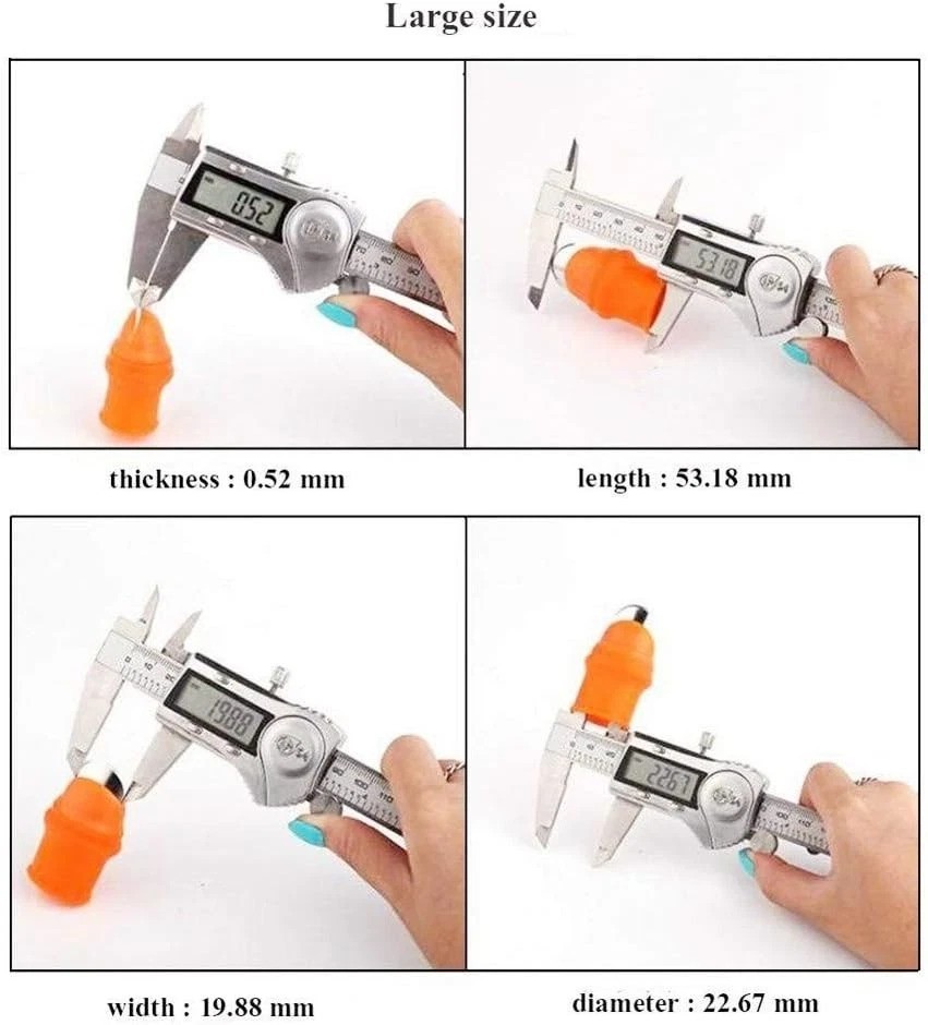 Garden Silicone Thumb & Finger Knives Set for Effortless Harvesting