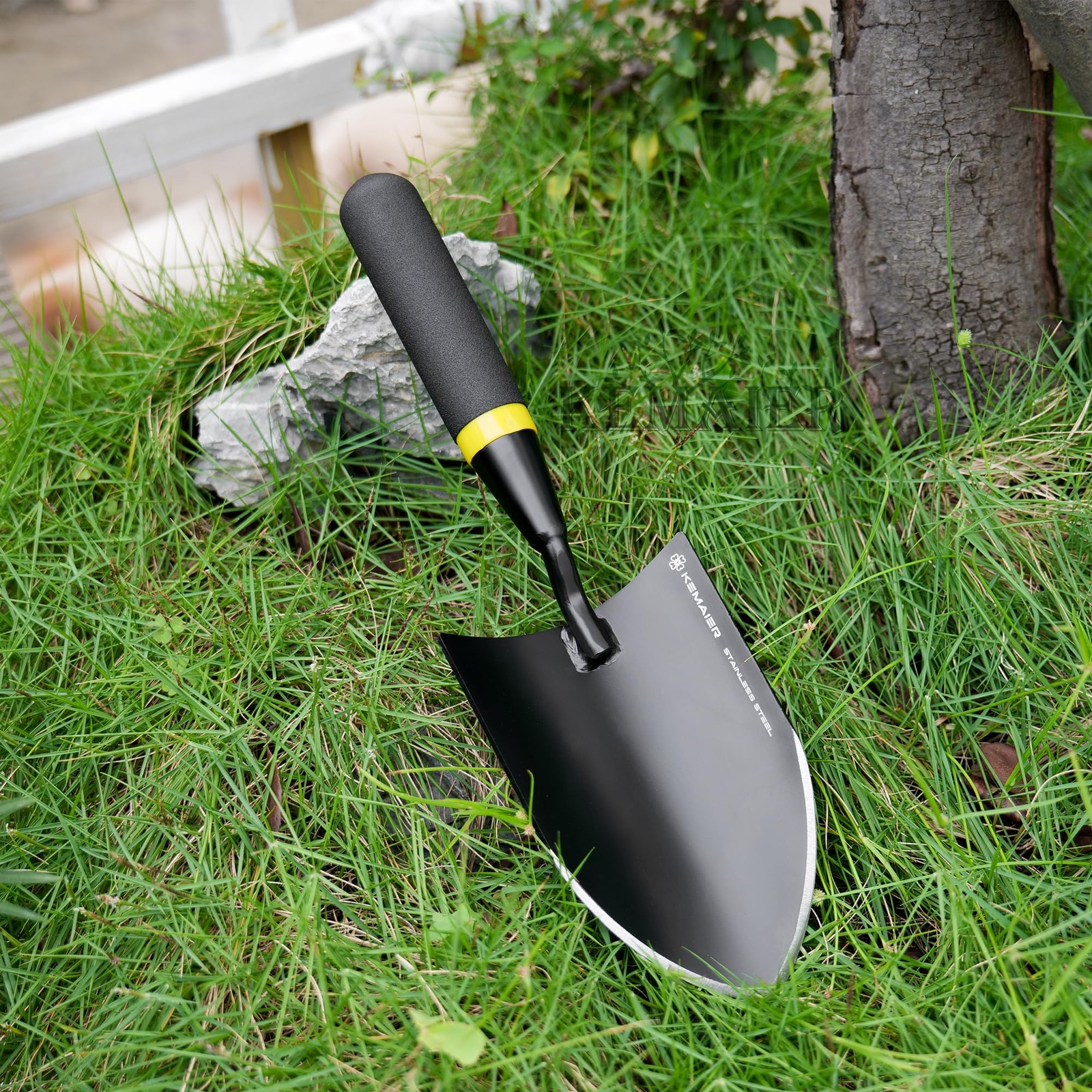 Heavy Duty Stainless Steel Garden Trowel and Shovel, Easy Digging and Weeding…