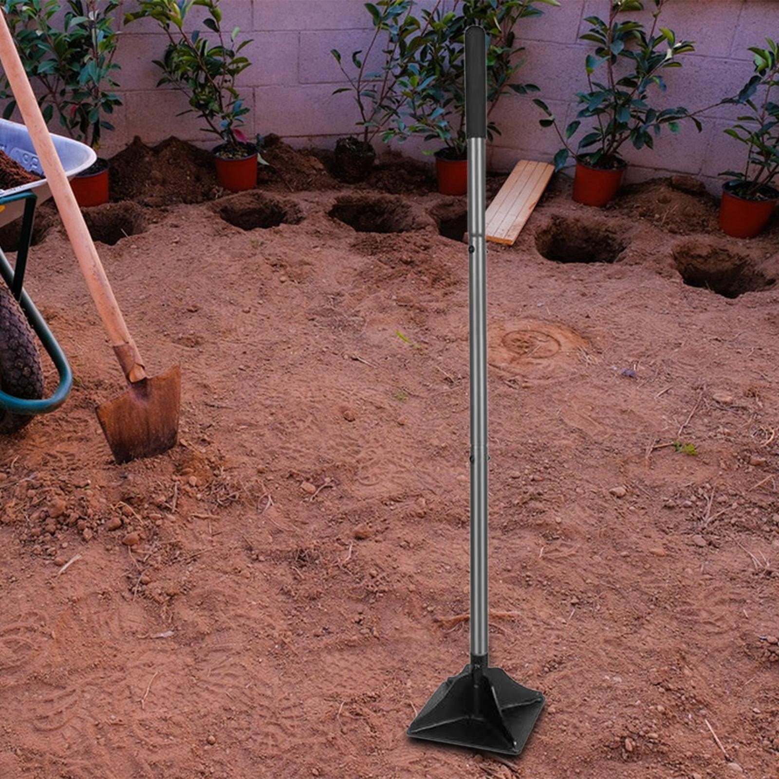 Hand Soil Tamper Tool for Leveling Ground Gravel Landscaping and Repair Work