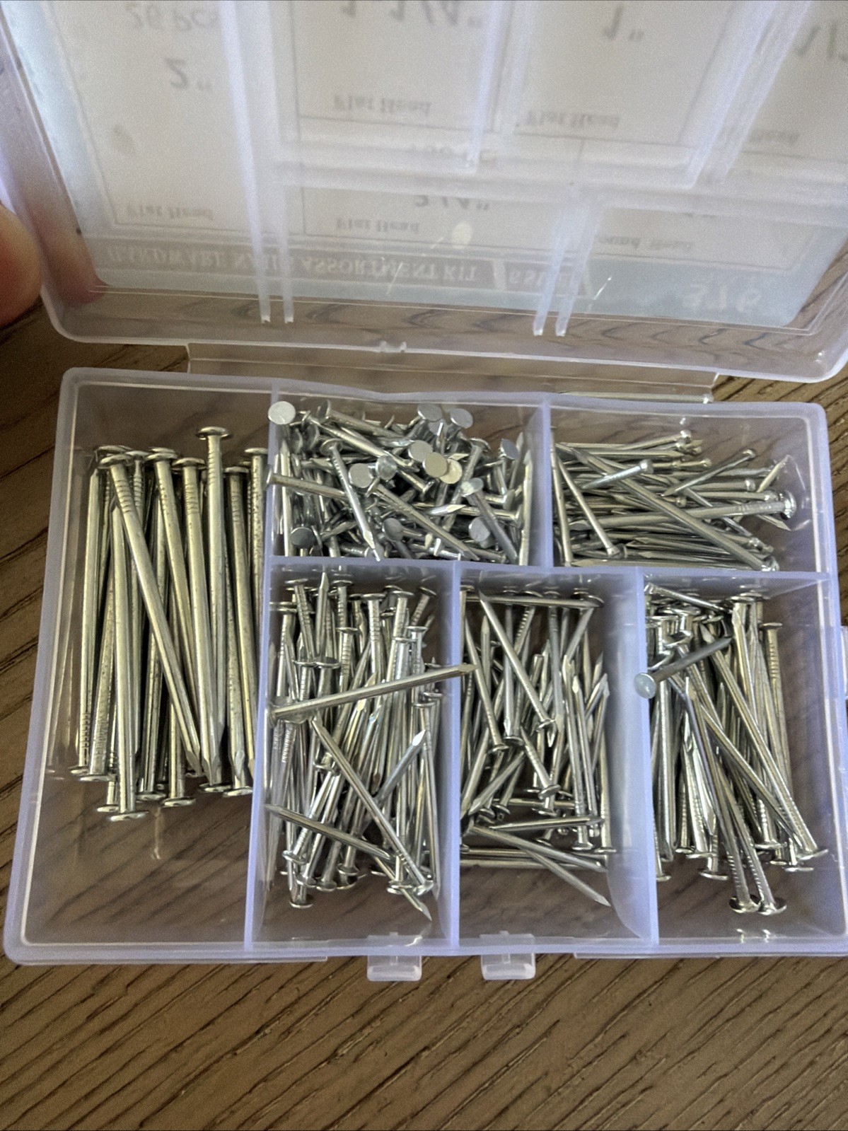 Hyper Tough 54-Piece Socket Set + 376Pc Hardware Nails Assortment Bundle