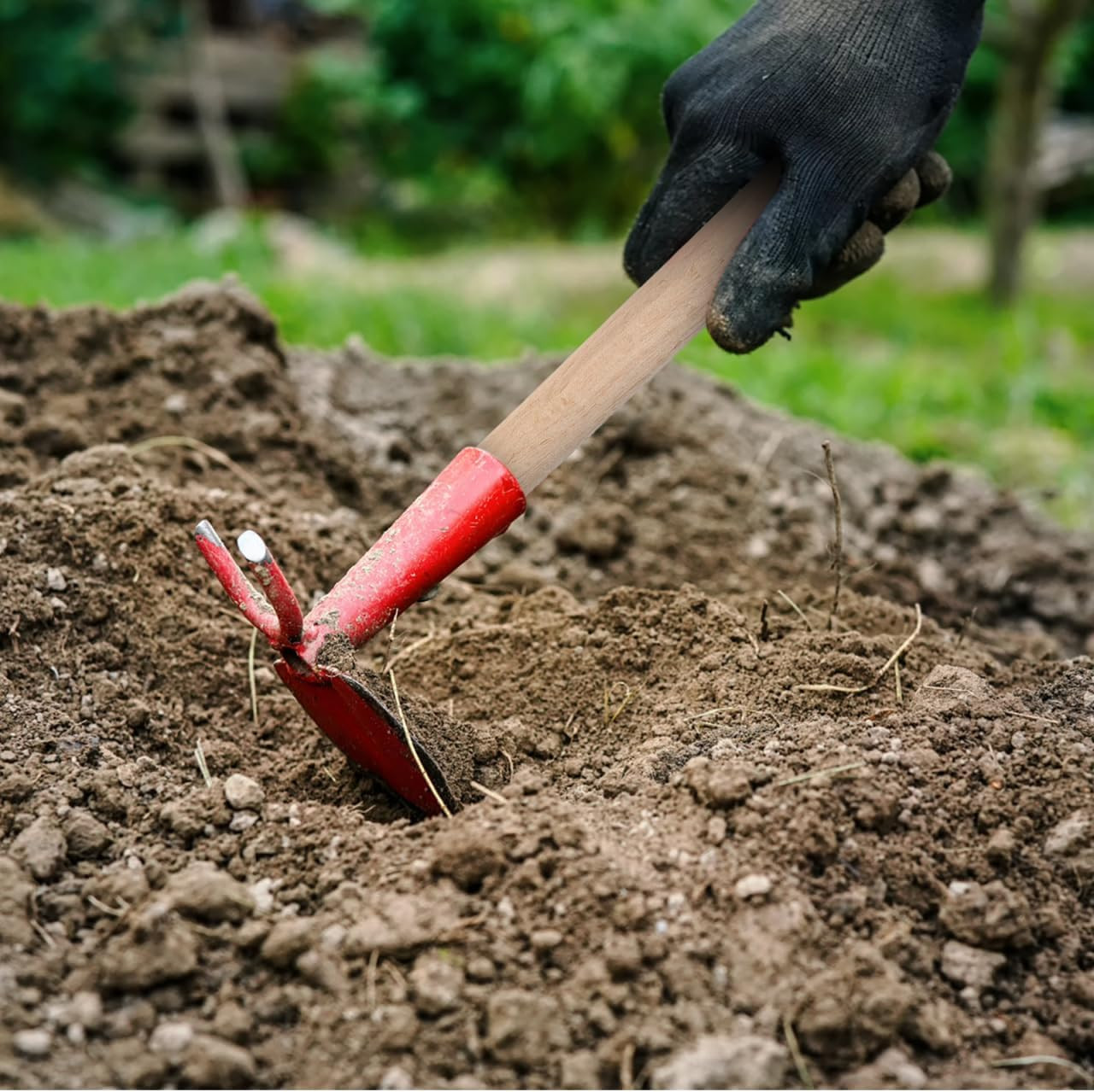 19.88 Inch Hardwood Replacement Handles for Garden Hoes and Shovels Ergonomic So