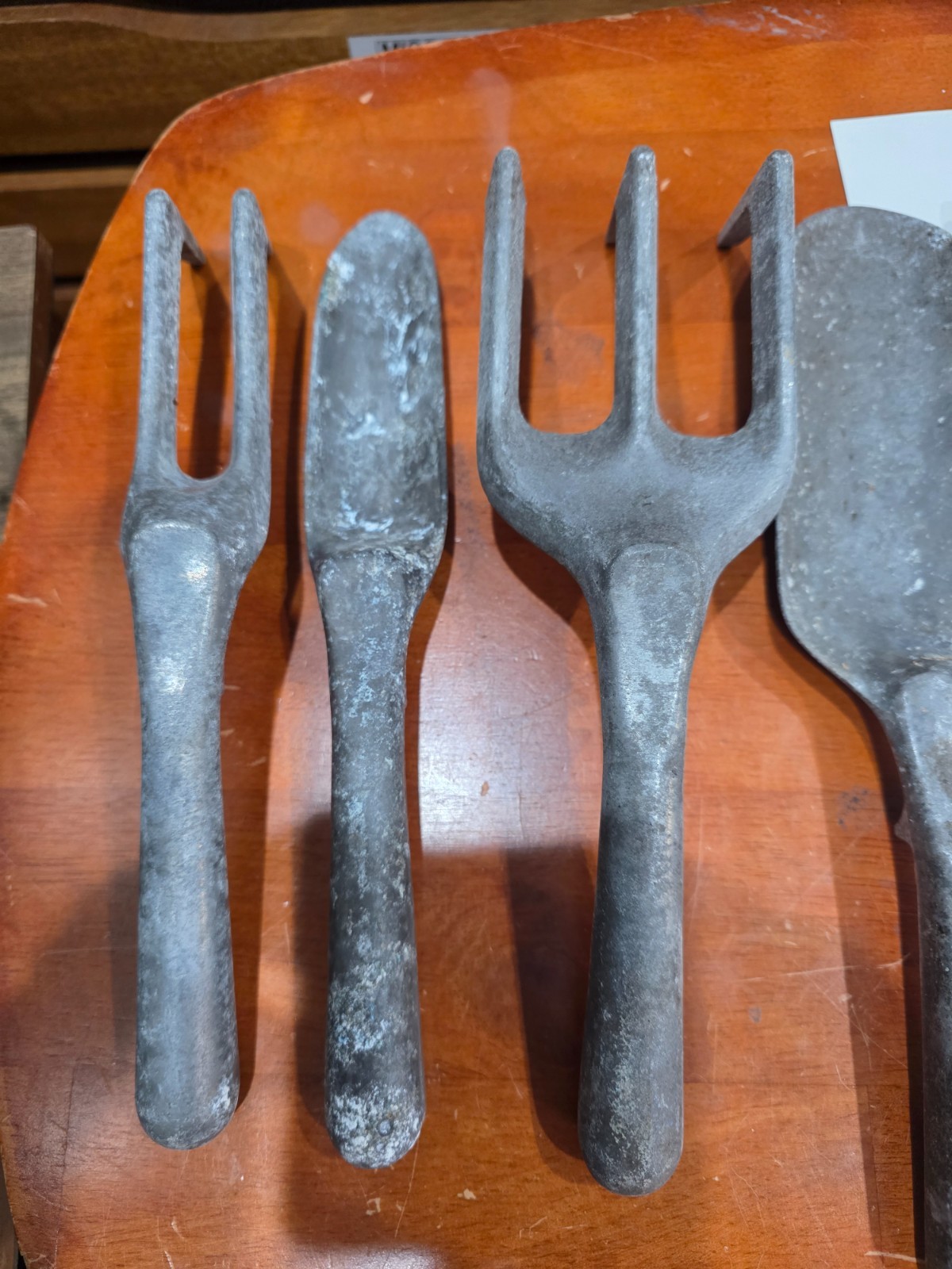 Vintage Allen Simpson AS Aluminum Garden Tools Set of 4 Made in Canada EUC