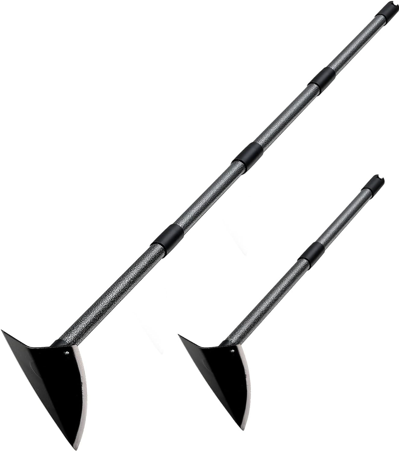 48″~72” long handle Triangle Hoe for Digging Weeding Loosening Soil Edging cut