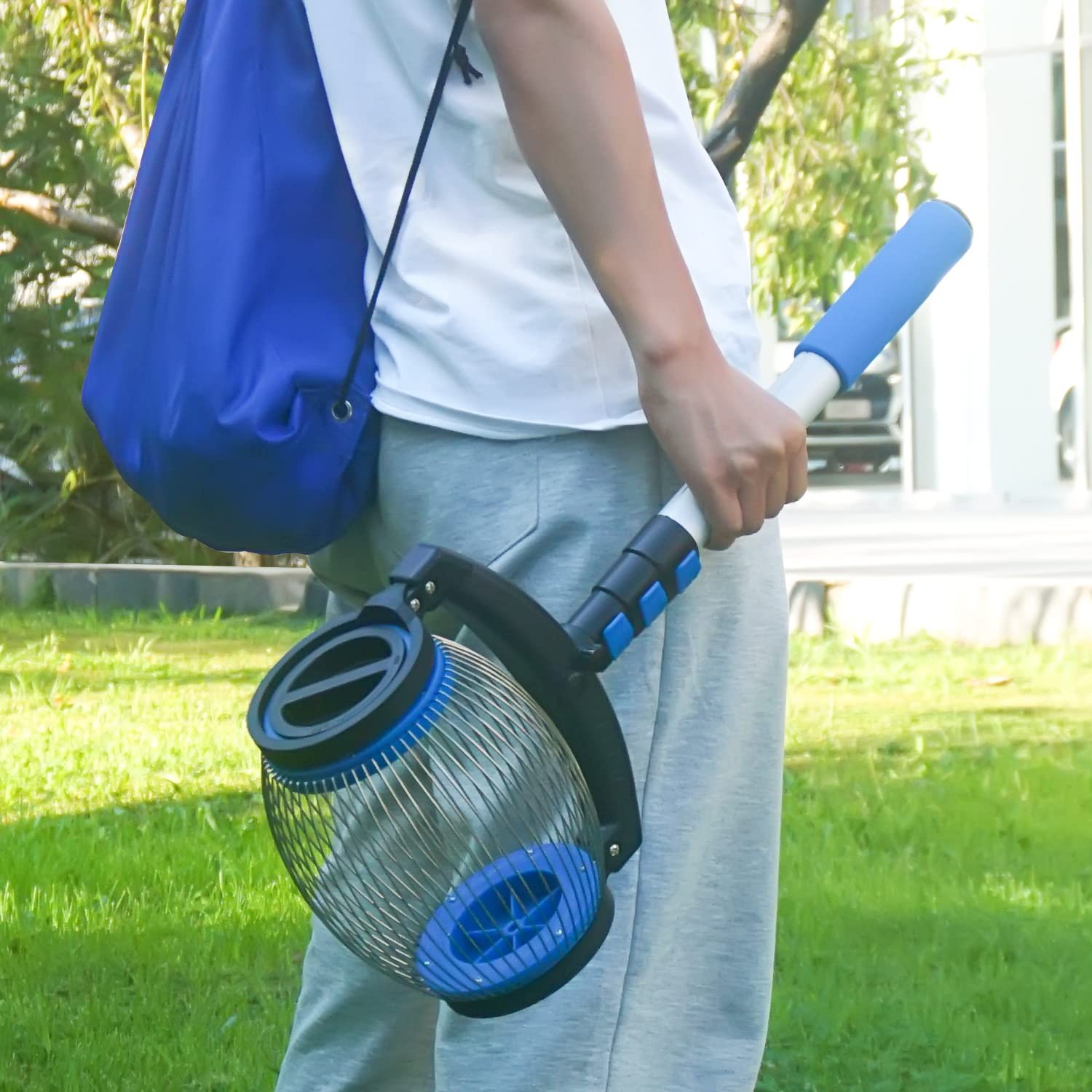 Nut Gatherer Picker Upper, 1 Gallon, Fits Acorns Pecans Golf Balls