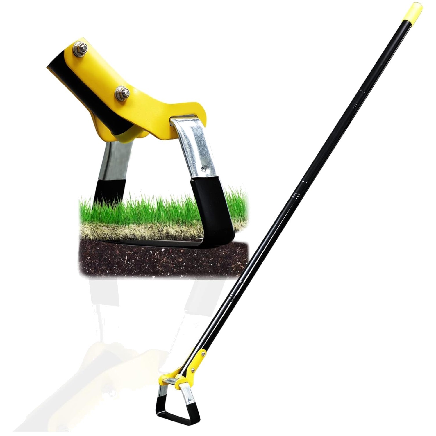 Heavy Duty Steel Scuffle Hoe for Efficient Weeding, 30-40″