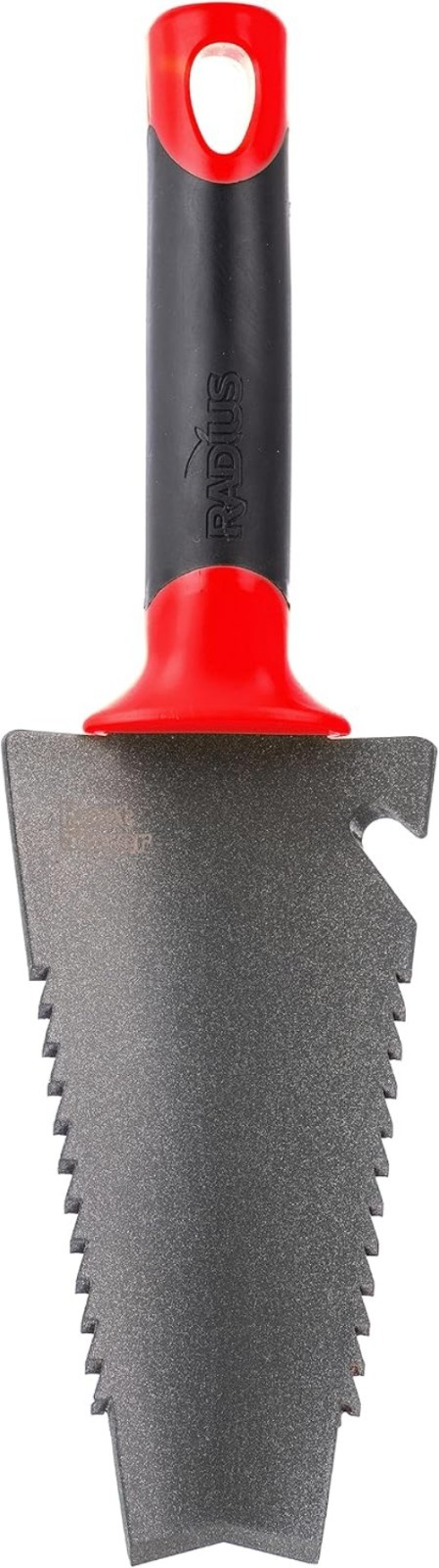 Red Root Slayer Trowel – Heavy-Duty with Integrated Twine Cutter/Bottle Opener