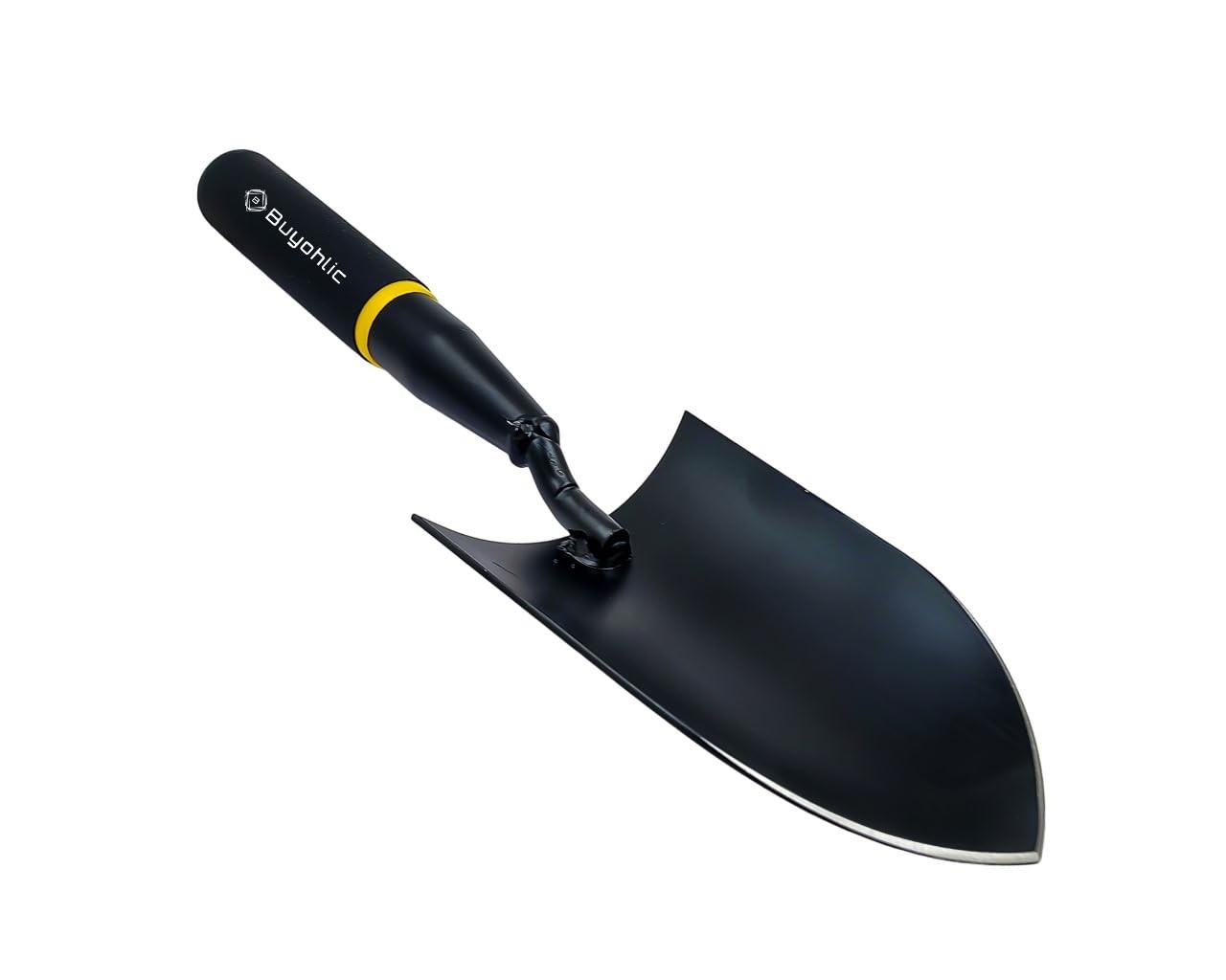 Heavy Duty Carbon Steel Gardening Hand Trowel Rubberized Grip Digging Tool