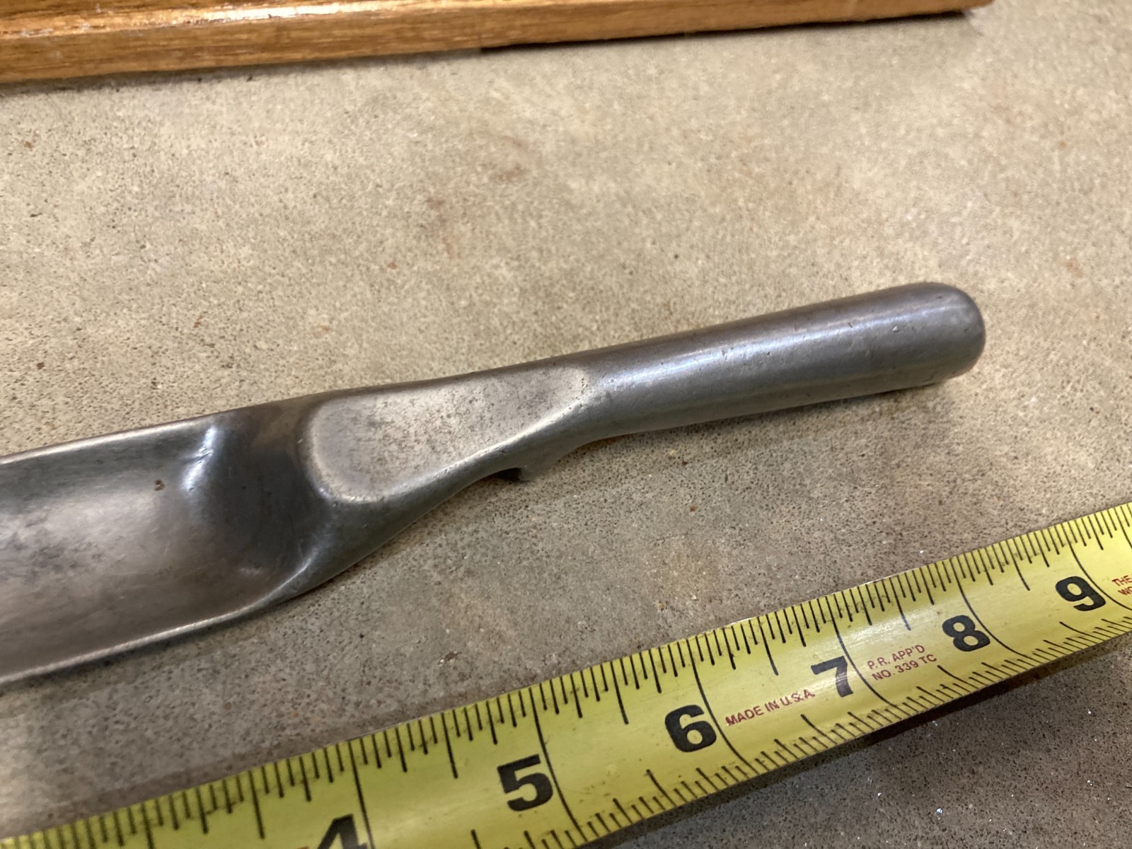 Vintage Cast Aluminum Garden Spade Cultivator Tool