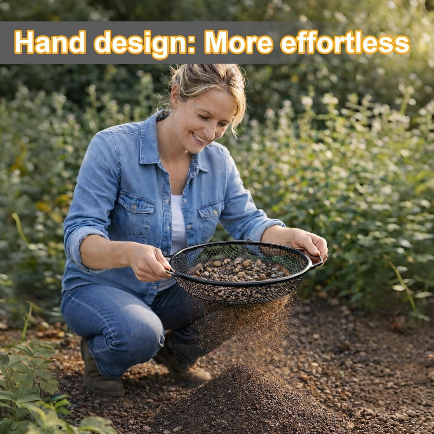 Durable 2PCS Soil Sifter Set – Ideal for 5 Gallon Buckets and Gardeners
