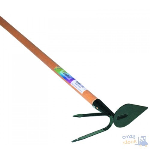 Painted Heart-Butterfly Hoe Wooden Handle 130 Cm