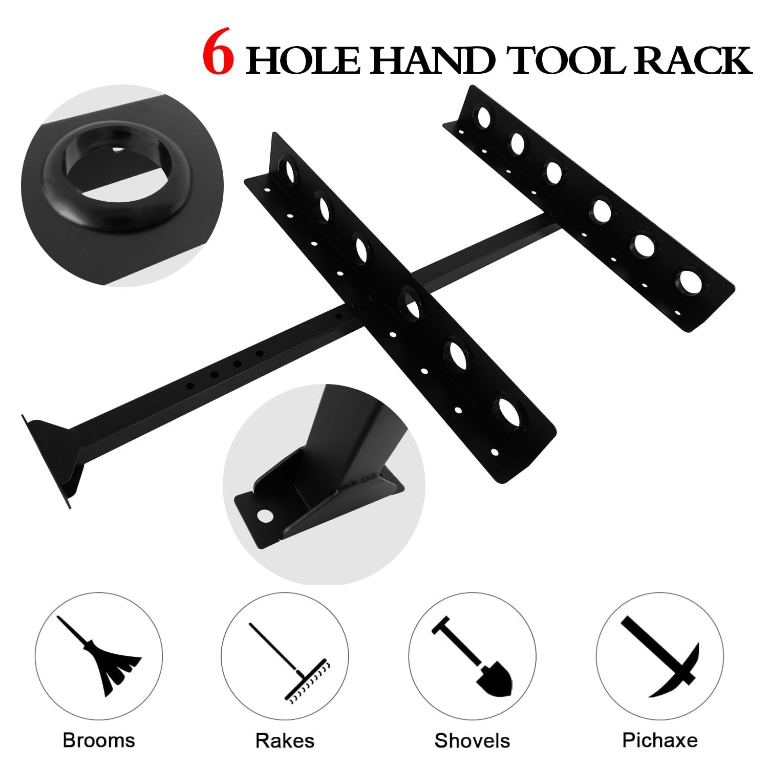 Trailer Racks for Lawn Equipment, Trailer Tool Rack Shovel Holder for Shovels…