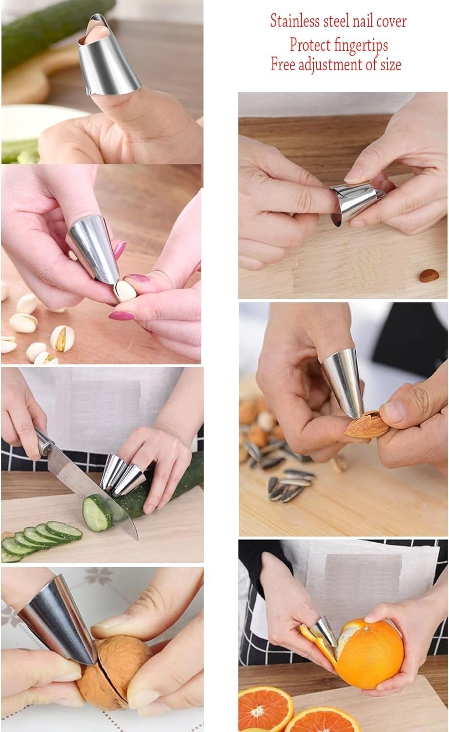34pcs Silicone Gardening Thumb Knife Pruner Anti Cut Finger Cover Tool with Case