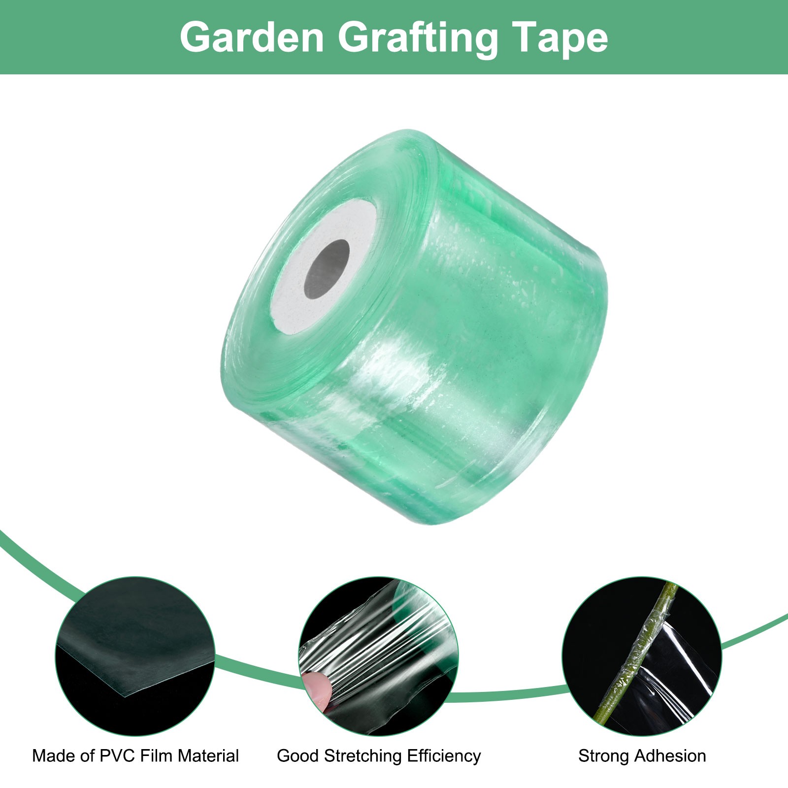 2-Pack Grafting Tape, 131yards x 1.6″( L x W) Tree Grafting Tape Per Pack