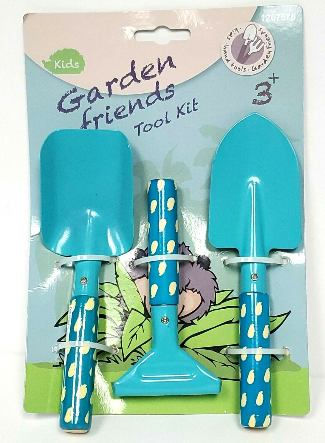 3 Piece Kids Garden Friends Tool Kit – Spade, Shovel, Rake Free Shipping NEW