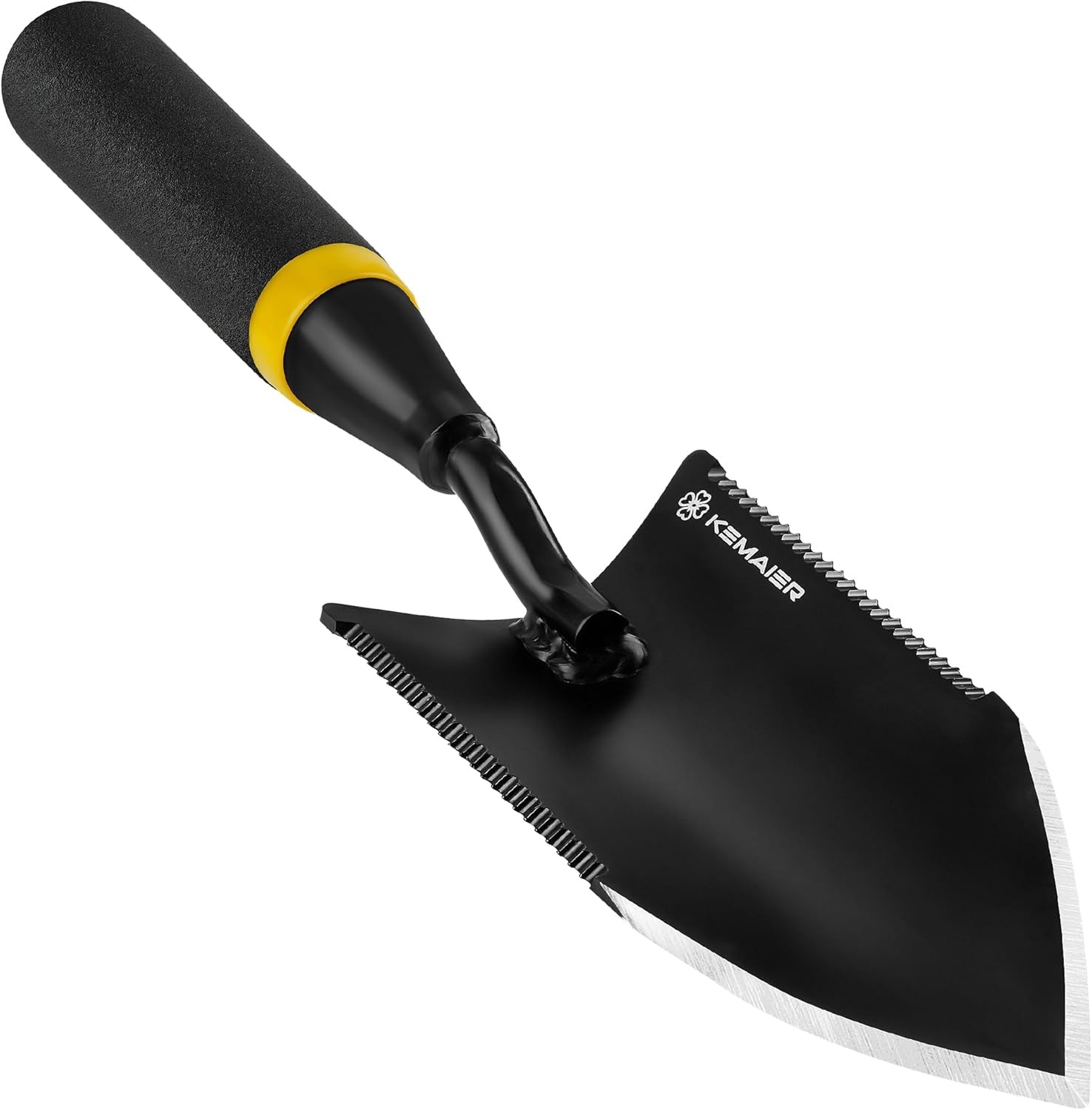 Garden Trowel, Heavy Duty Hand Shovel with Dual-Sided Serrated Edge,