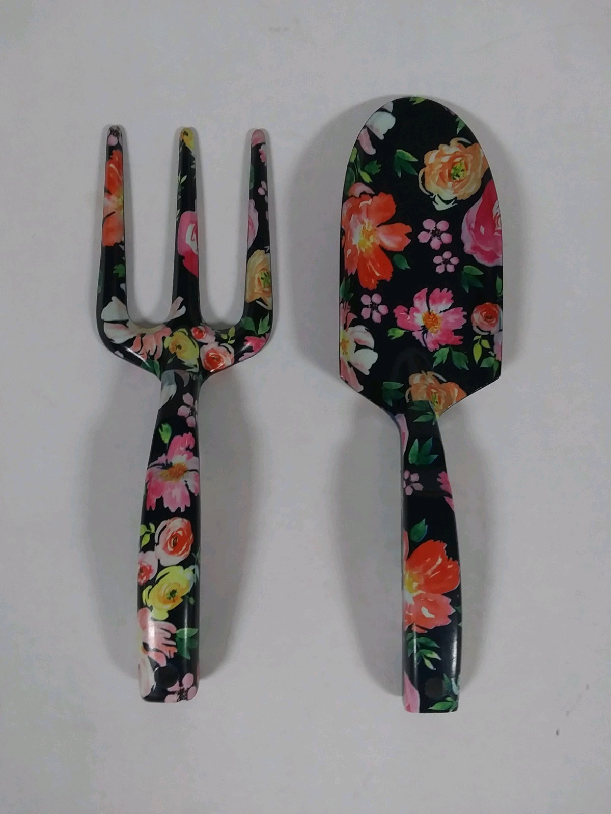 Garden Party Floral Garden Kit 2 Pc Spade & Rake NEW without box