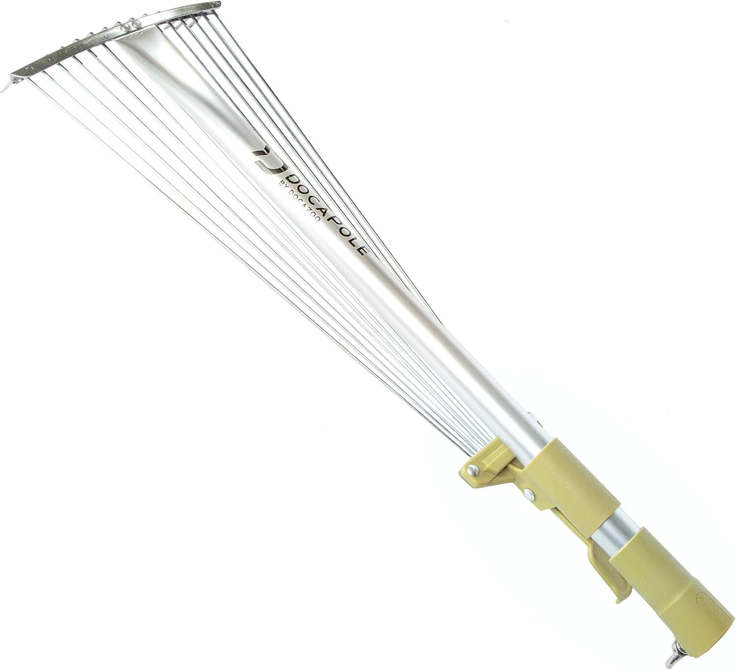 DOCA Dual-Use Roof Rake – Expandable Stainless Steel Gardening Tool Attachment