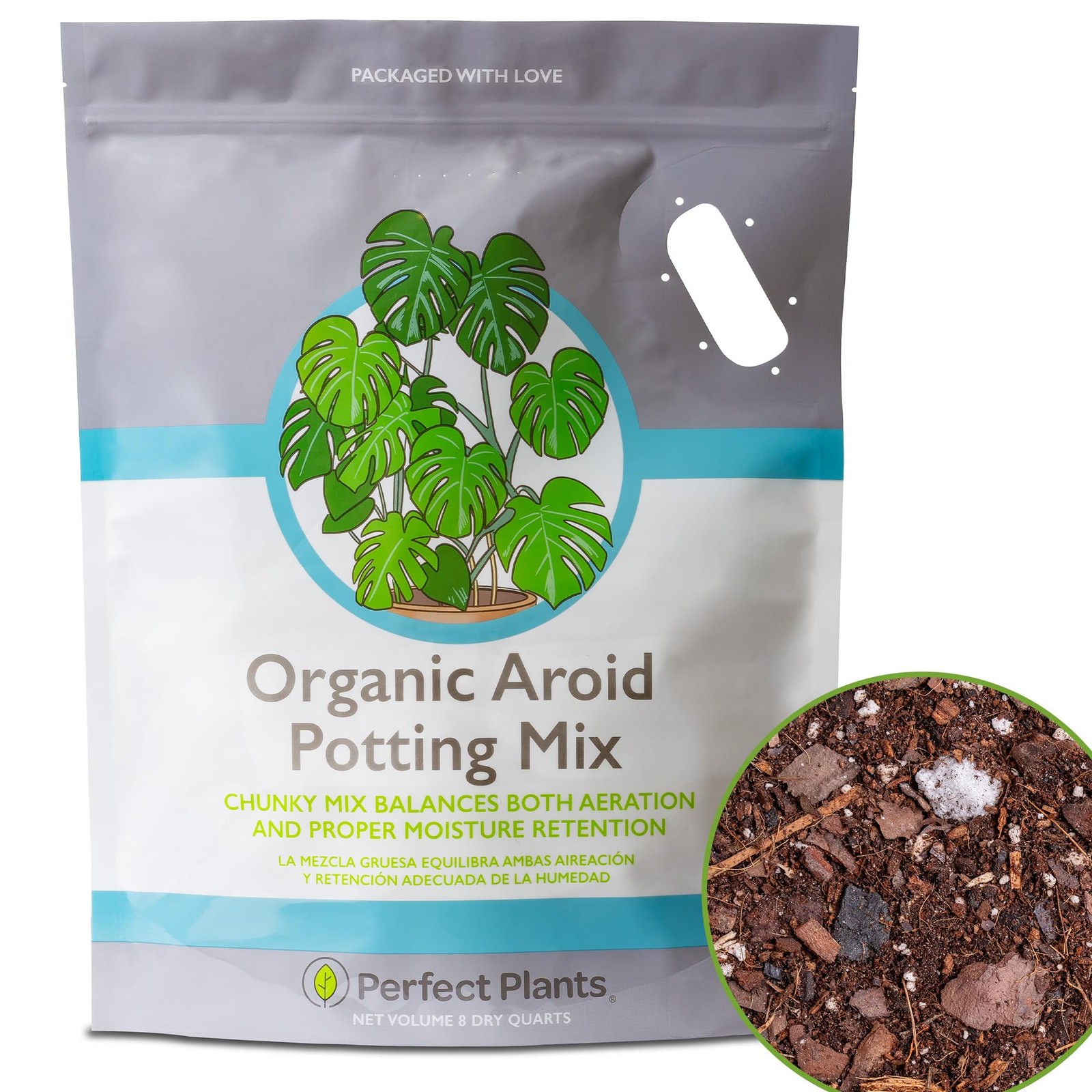 Organic Aroid Potting Mix By Perfect Plants Chunky Gardening Medium For
