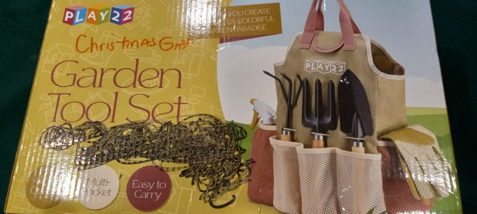 SALE! Kids Garden Tool Set with Tote Bag And Tools