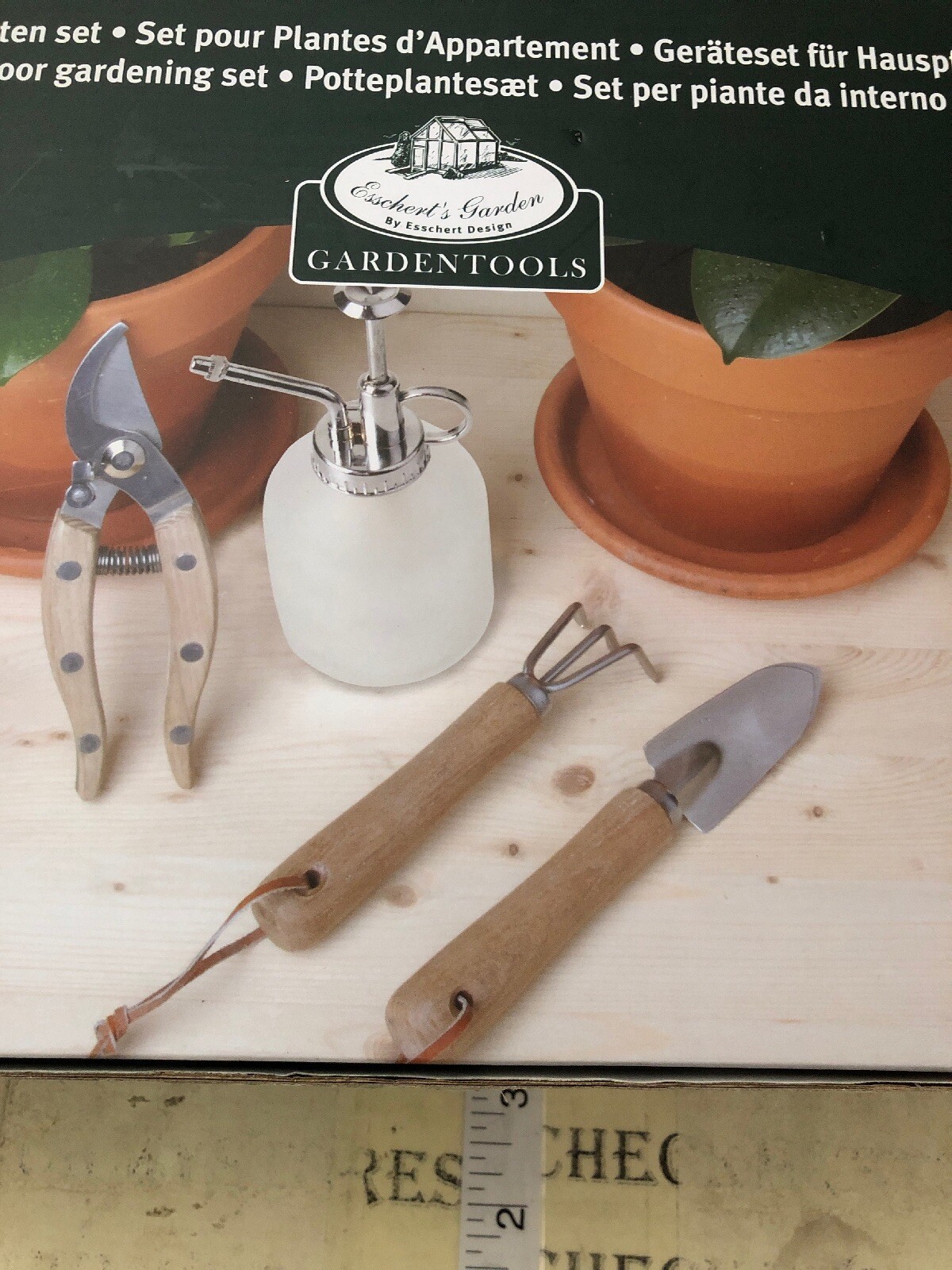 NEW 4-Piece Indoor Garden Tool Set by Esschert Design