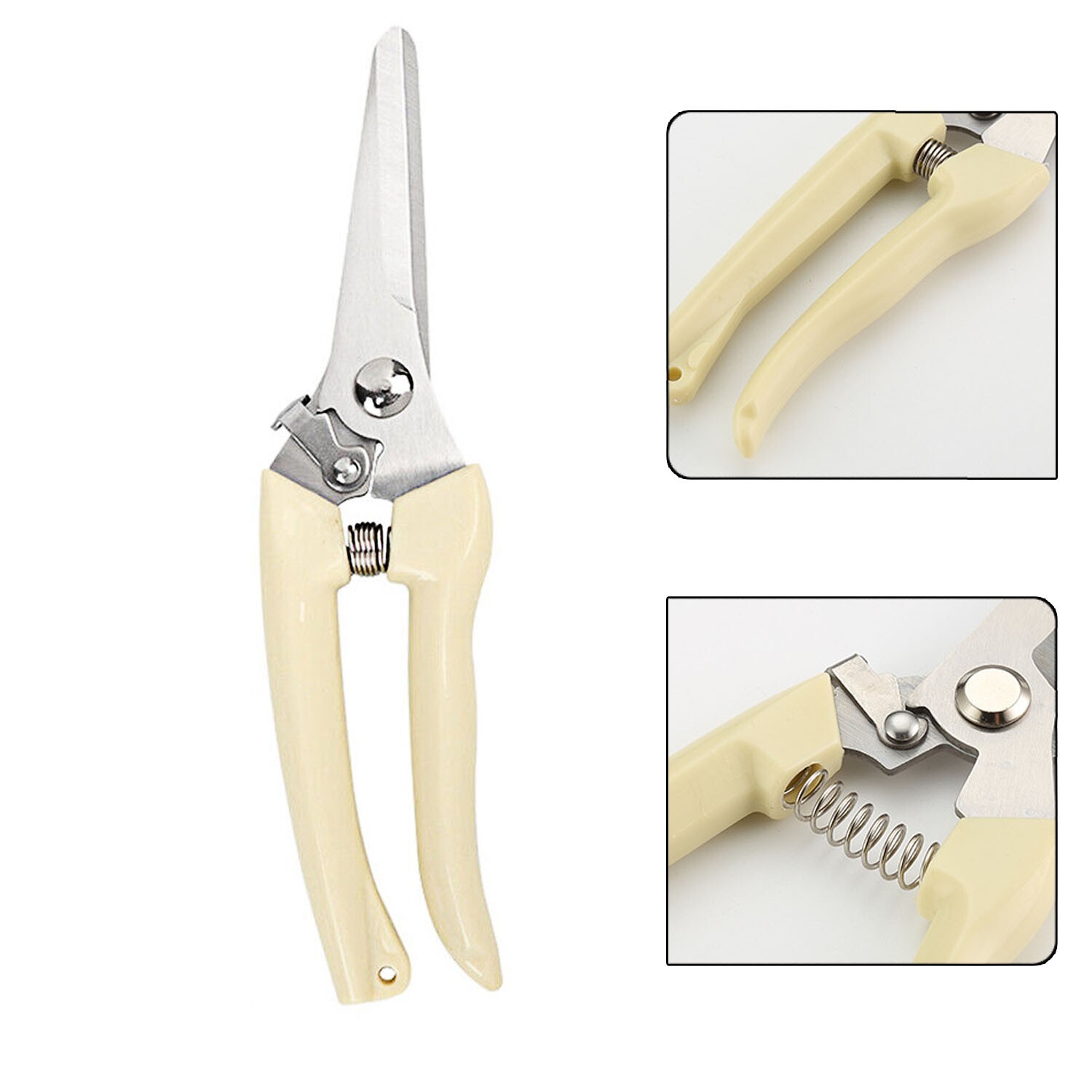 4 PCS Garden Tool – Mini Hand Saw, Curved Blade Trimmer, Pruning Shears Set