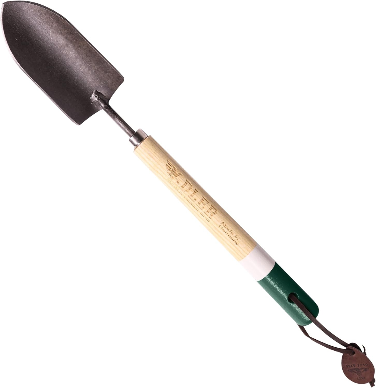 Holly Hand Shovel – Made in Germany – Forged Steel Garden Trowel with 18″ Ash