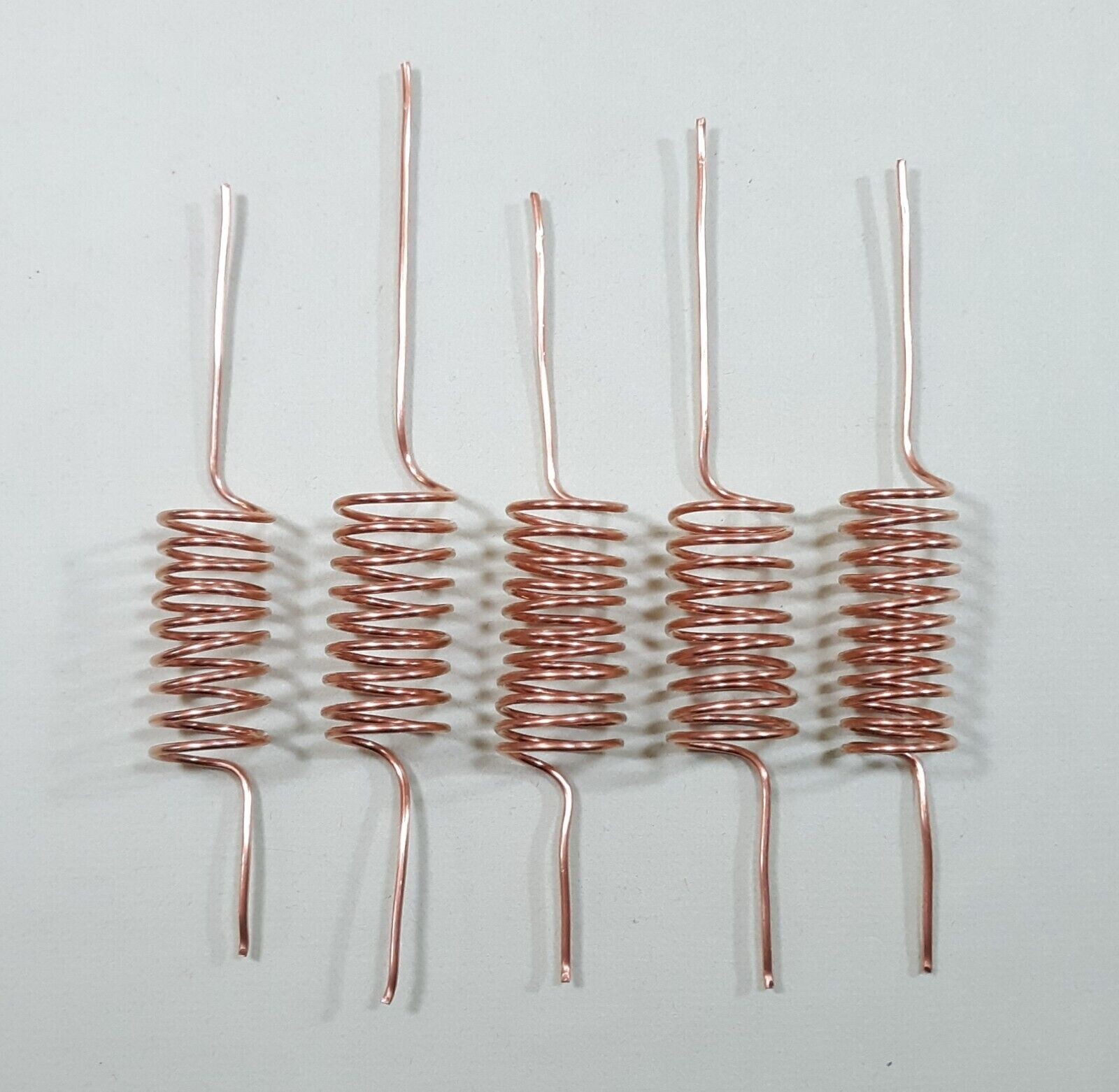 ElectroCulture Copper Spiral Antenna 16 Gg Tight Induct Coil Garden Tool 5pc Lot