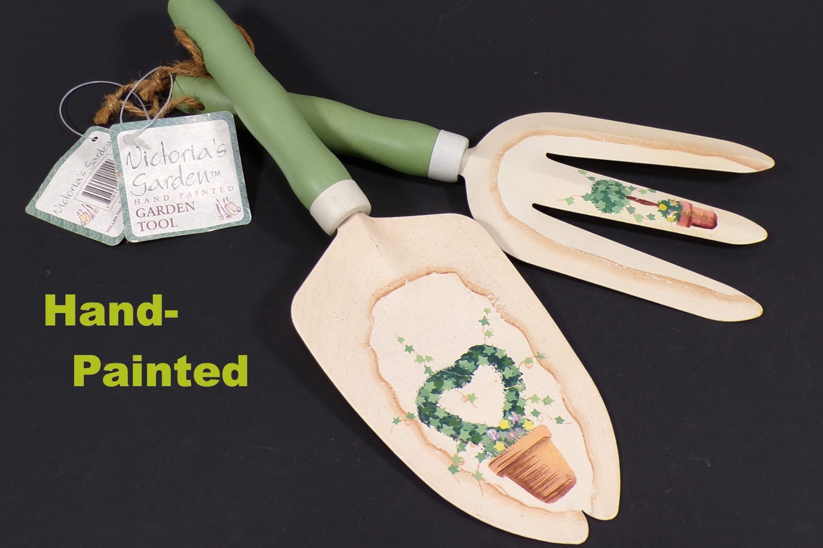 Decorative Garden Tools Hand-painted Topiary Victoria’s Garden 10.25×3.5