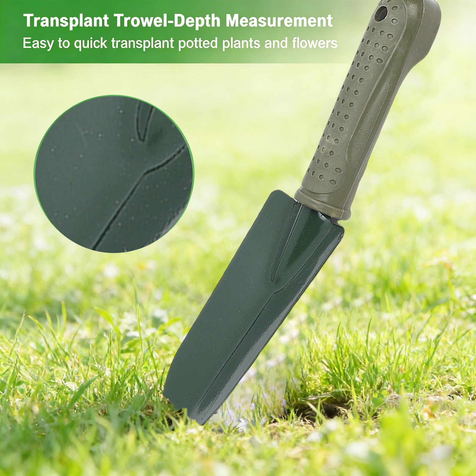 NEW 3 Prong Garden Rake Sturdy Ergonomic Shovel For Gardening