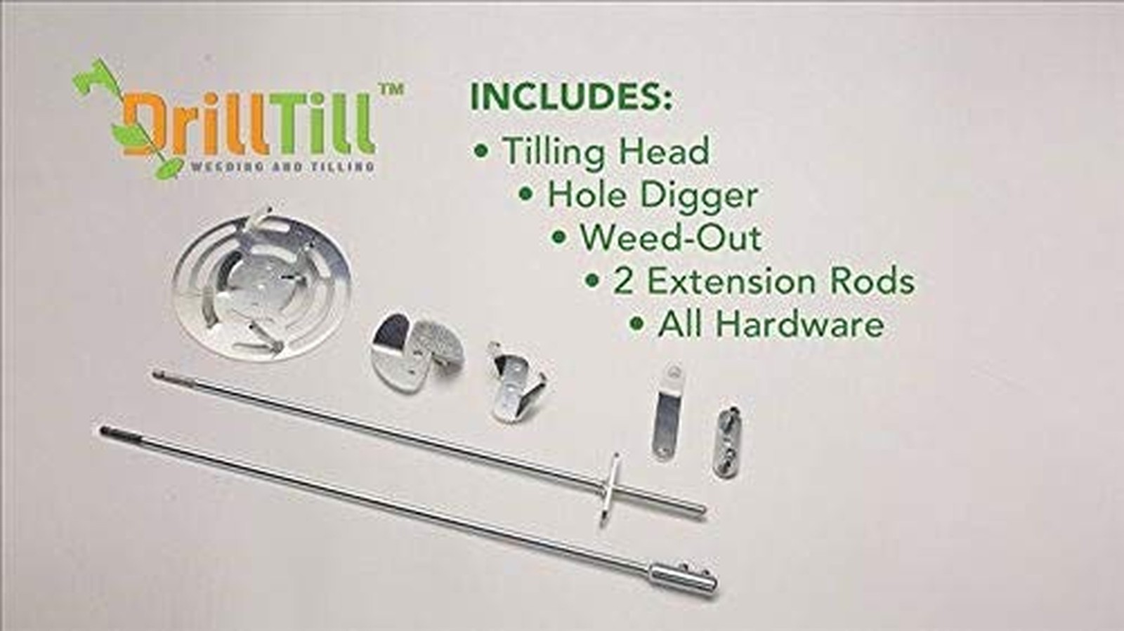 Drill Till, 3 in 1, Smartest Gardening Tools for Weeding, Tilling and Bulb Pl…