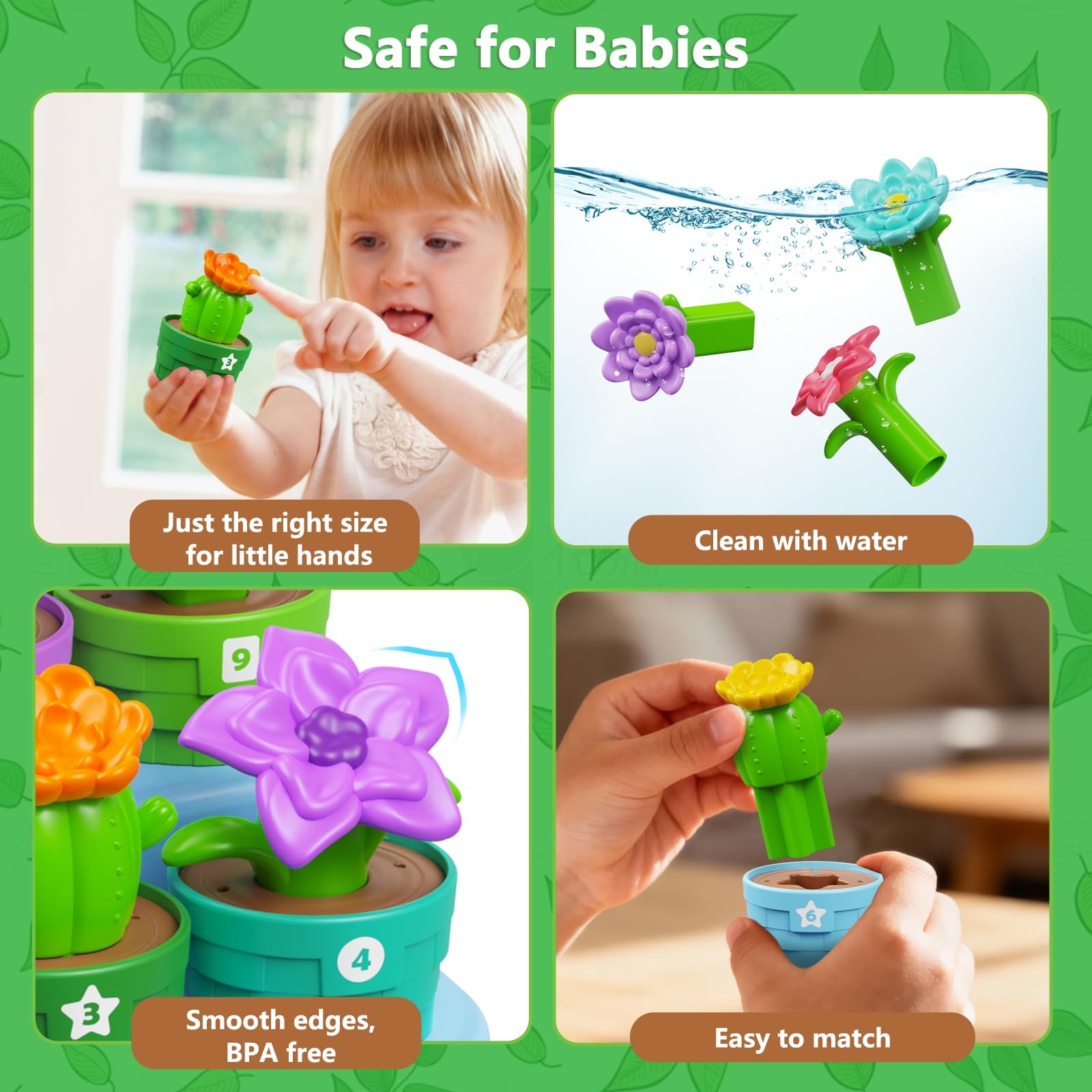 Montessori Toys for 1-2 year old, Toddlers Outdoor & Indoor Gardening Toys wi…