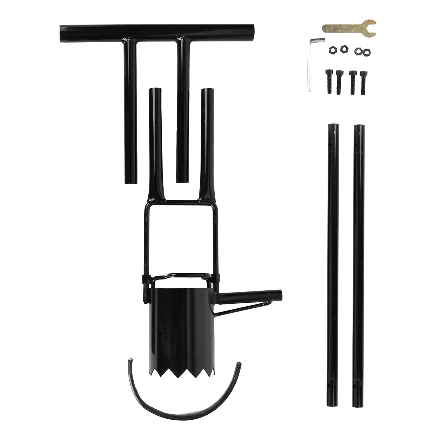 5In1 Bulb Planter Tool Long Handle Gardening Bulb Transplanter with Gloves Brush