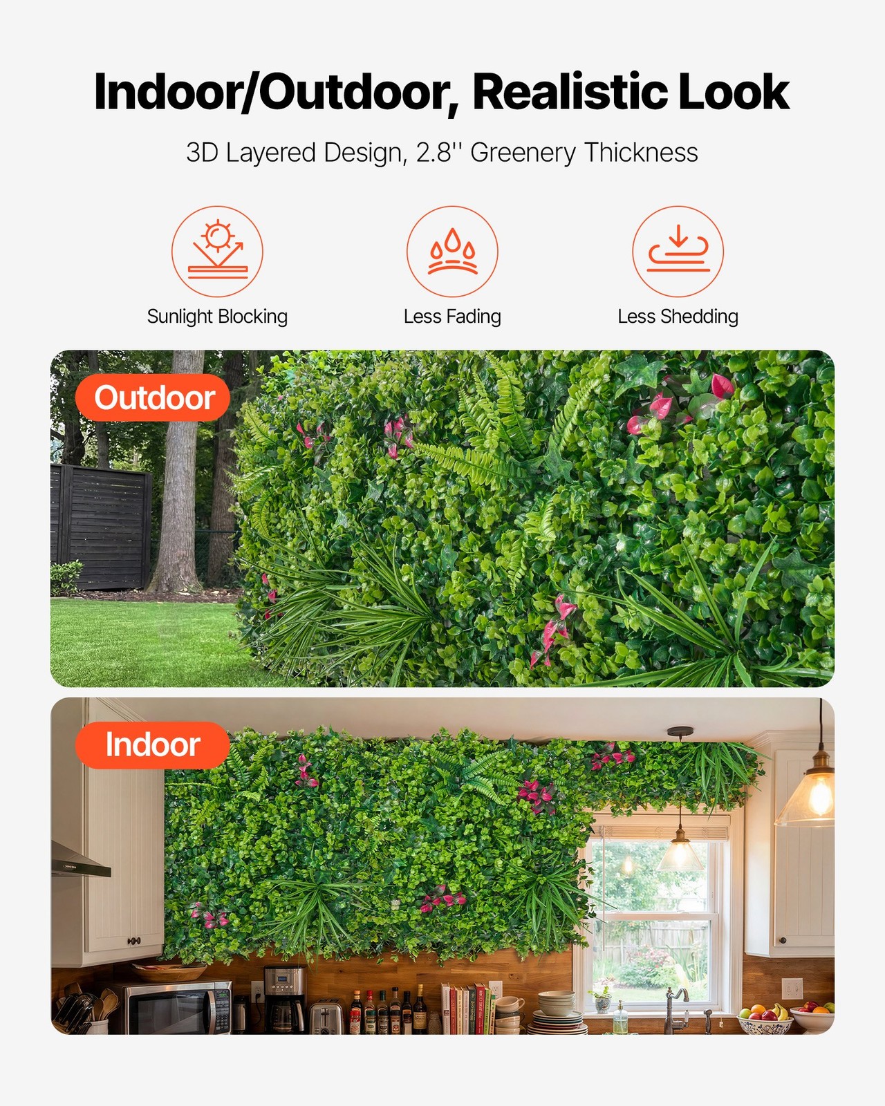 Artificial Plant Wall, 12PCS 20 x 20 in Artificial Boxwood Panels, Greenery Back