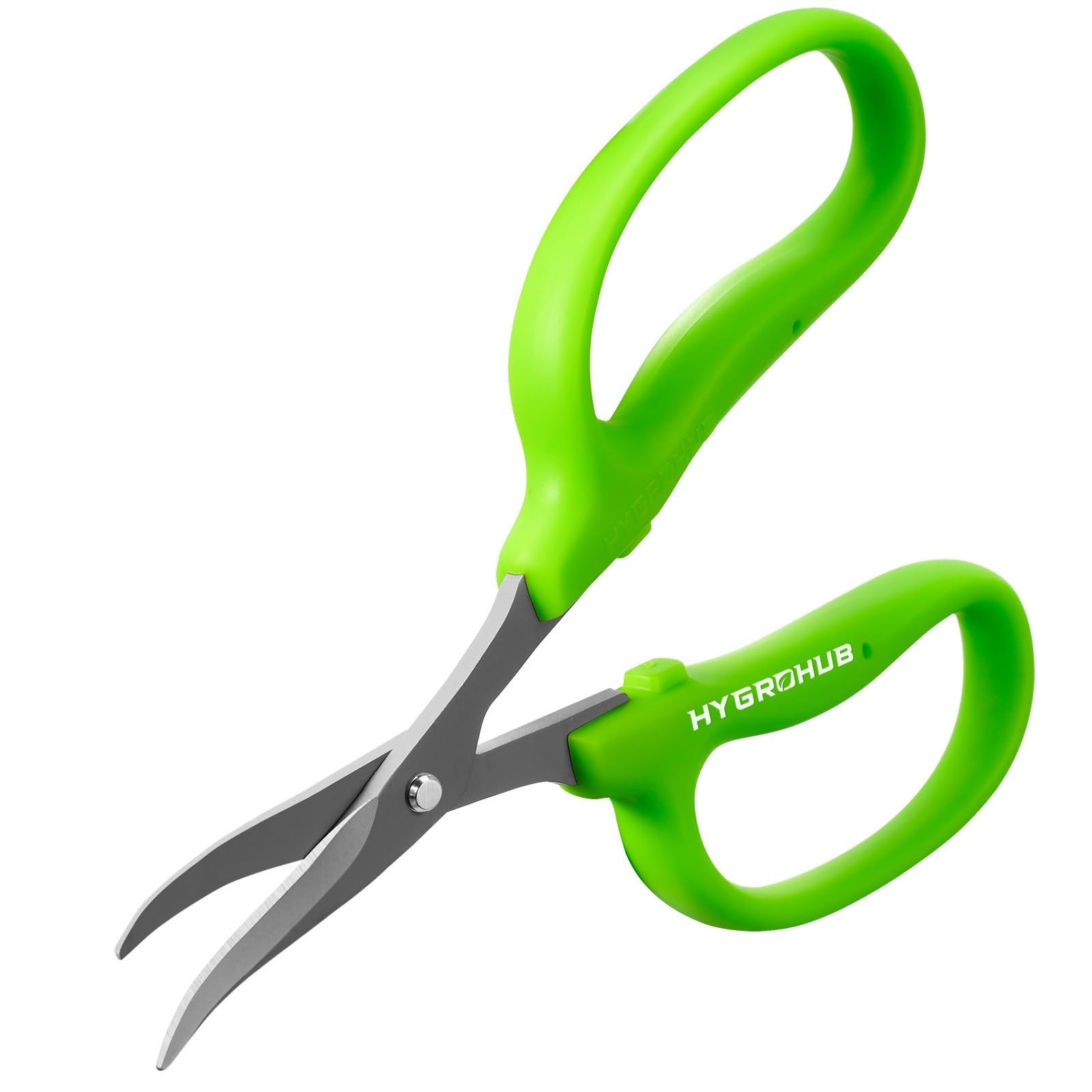 Garden Scissors, 6in Pruning Shears Snips Non-stick Coated Sharp Steel Blades…
