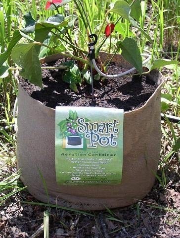 Smart Pots DripWorks Fabric Containers Tan 65 Gal 4pk