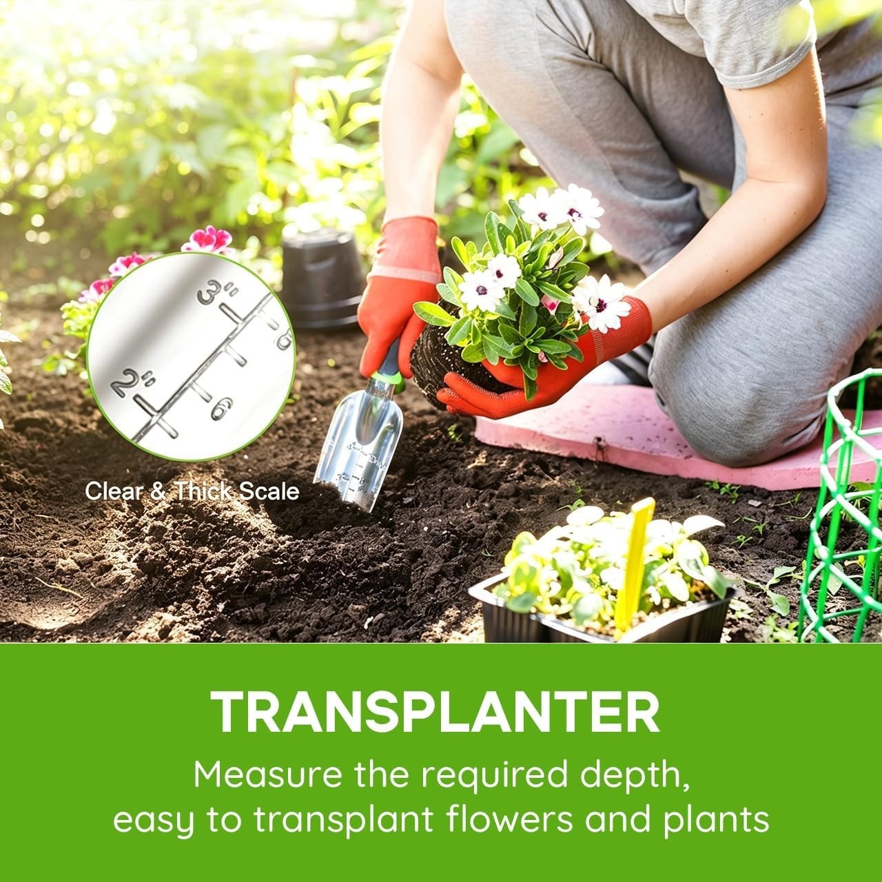 Professional Grade Gardening Kit with Soft Rubber Handles