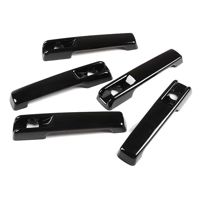 Gloss Black Outside Exterior Door Handle Protector Cover Trim for G-Class4674