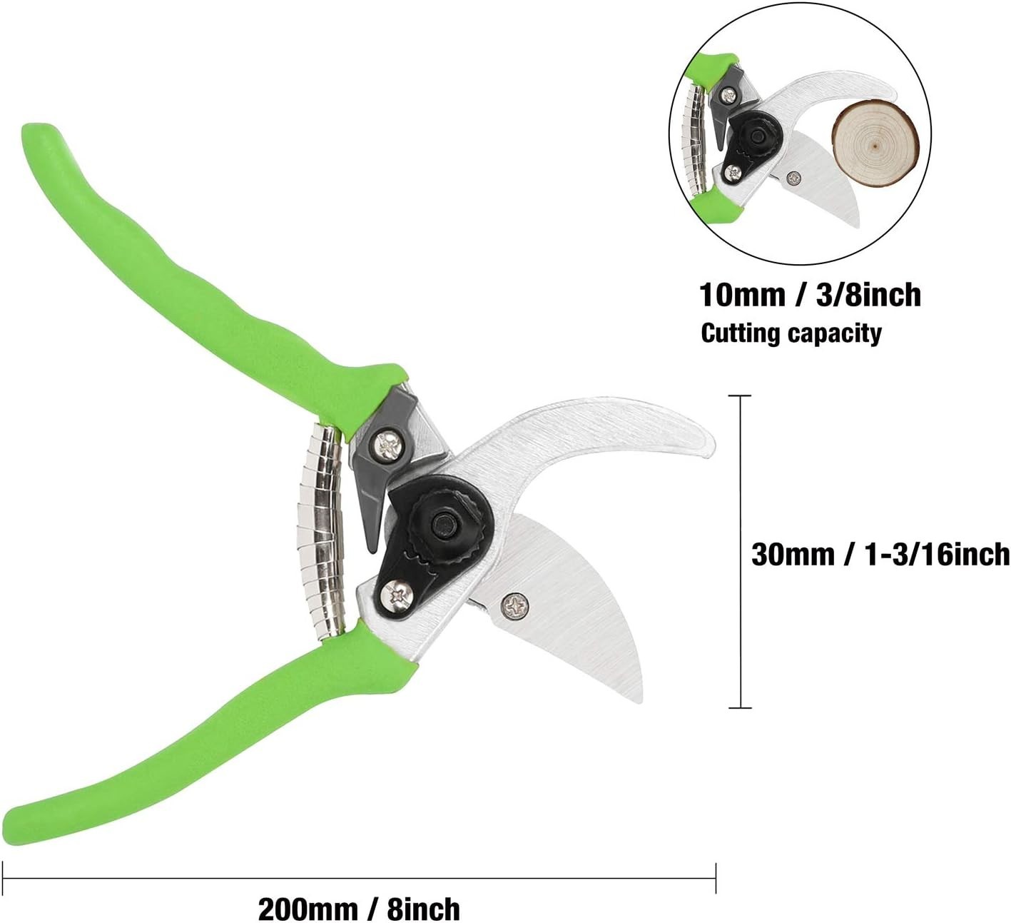 Ergonomic Pruning Tool Set – 15” Lopper & 8” Pruner for Effortless Gardening