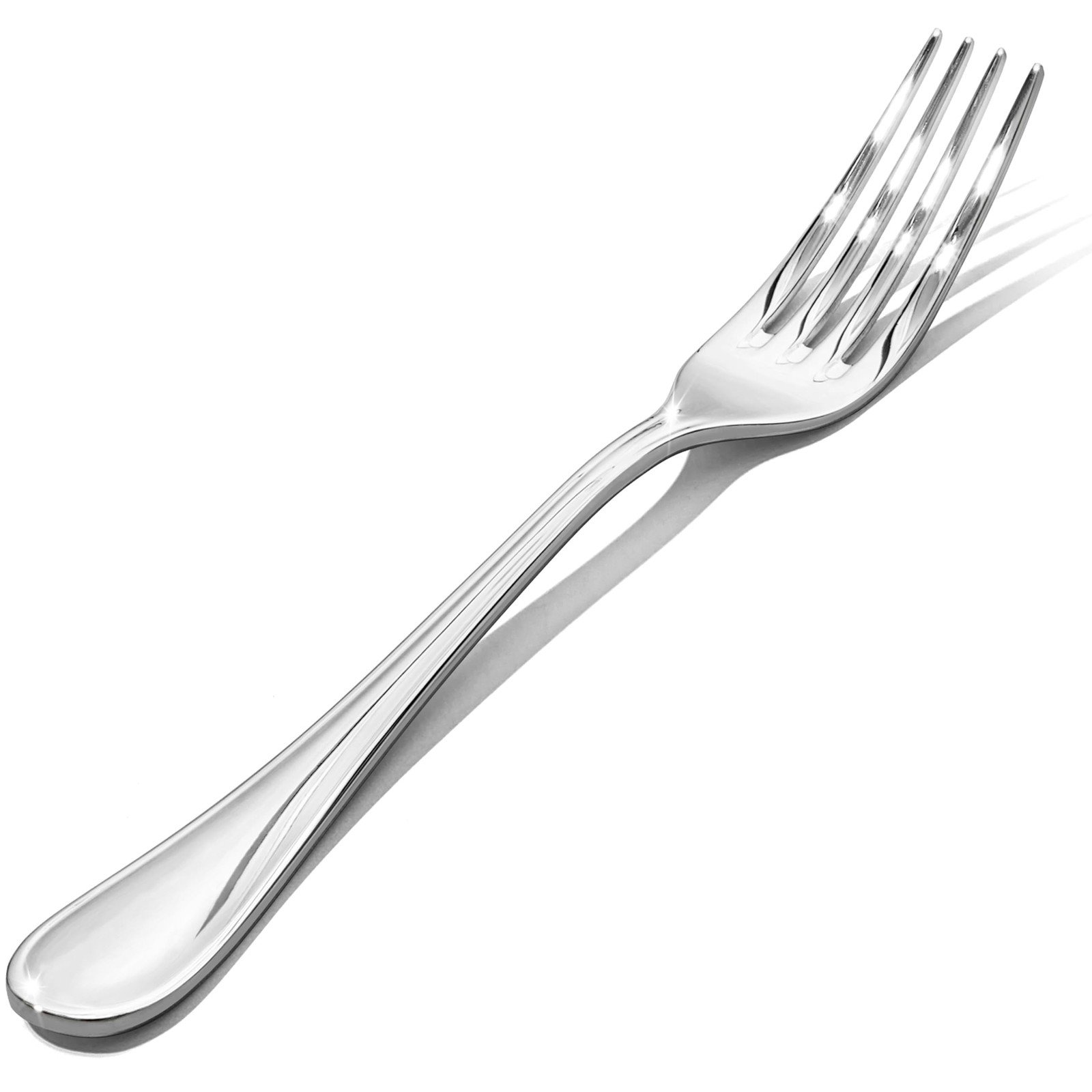 KINGSTONE 12 Piece Teardrop Dinner Forks Set(8.07 inch), 18/10 Stainless Stee…