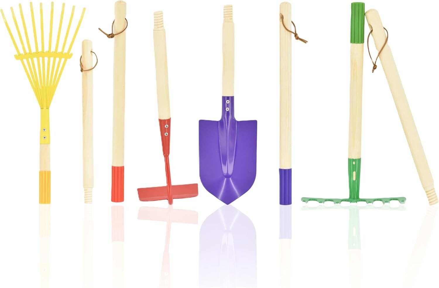 JustForKids 4-Piece Garden Tool Set with Travel Bag, 2-Pack, Ages 5+
