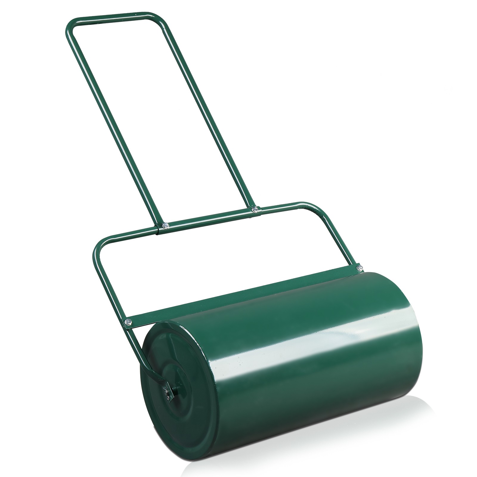 24in Lawn Roller Iron Cylindrical Garden North America Black（same as 90673505）