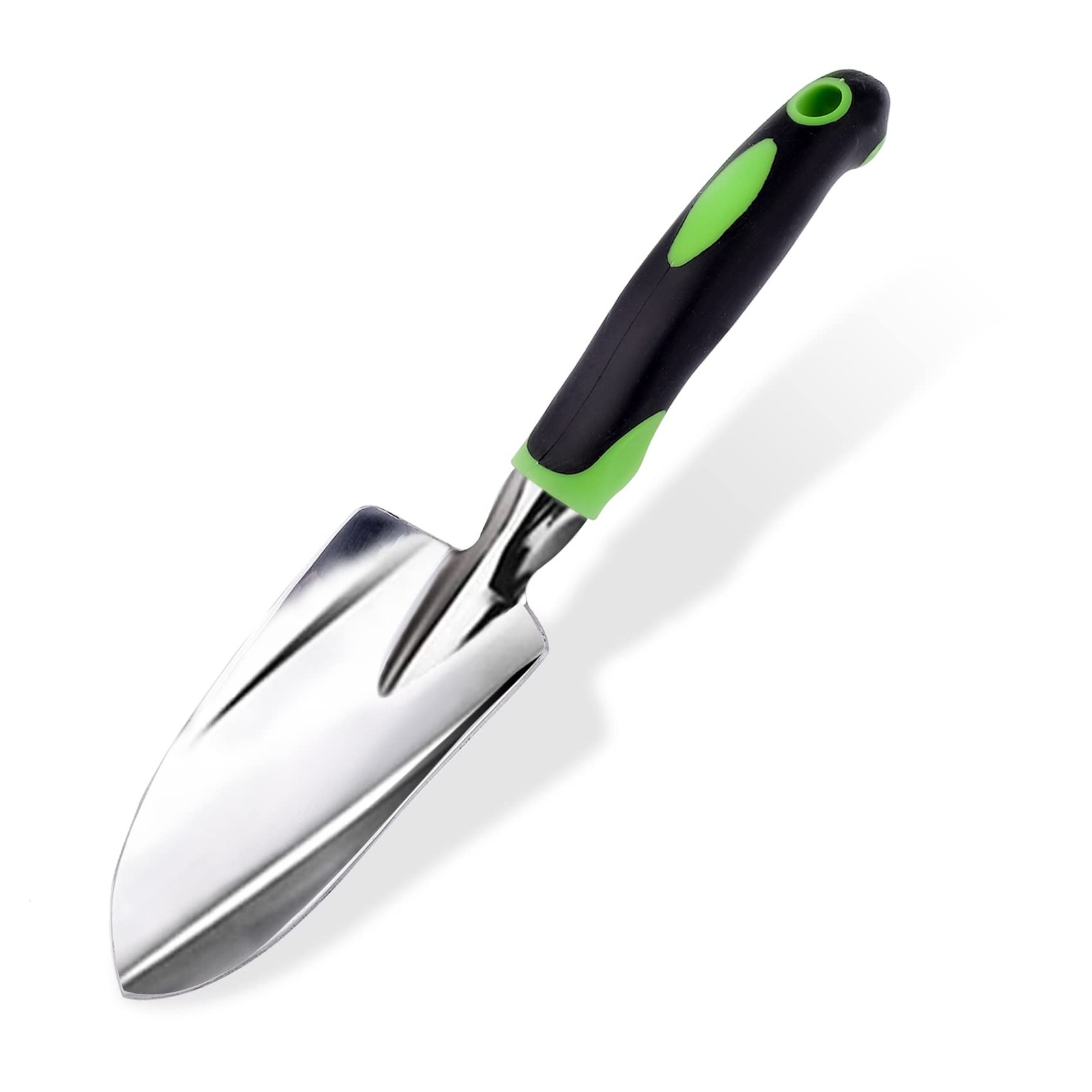 Garden Trowel Hand Wide Shovel Pointed With Soft Rubberized Nonslip Ergonomic