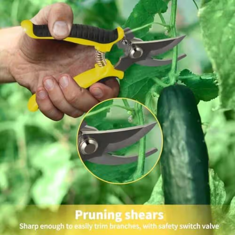 4-Piece Garden Tool Set Heavy Duty Aluminum Rust-Proof Ergonomic Non-Slip Handle