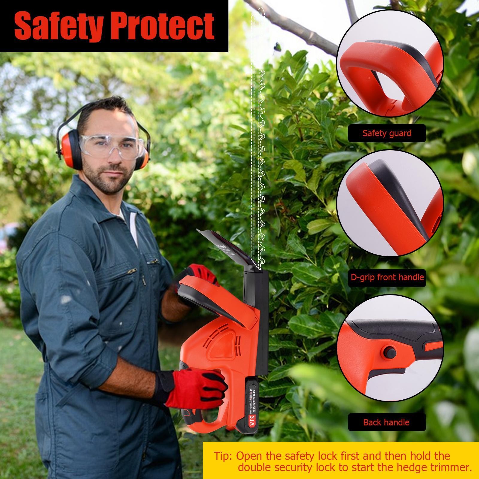 Hedge Electric Machine Rechargeable, Home Pruning Trimmer, Multi-functional,