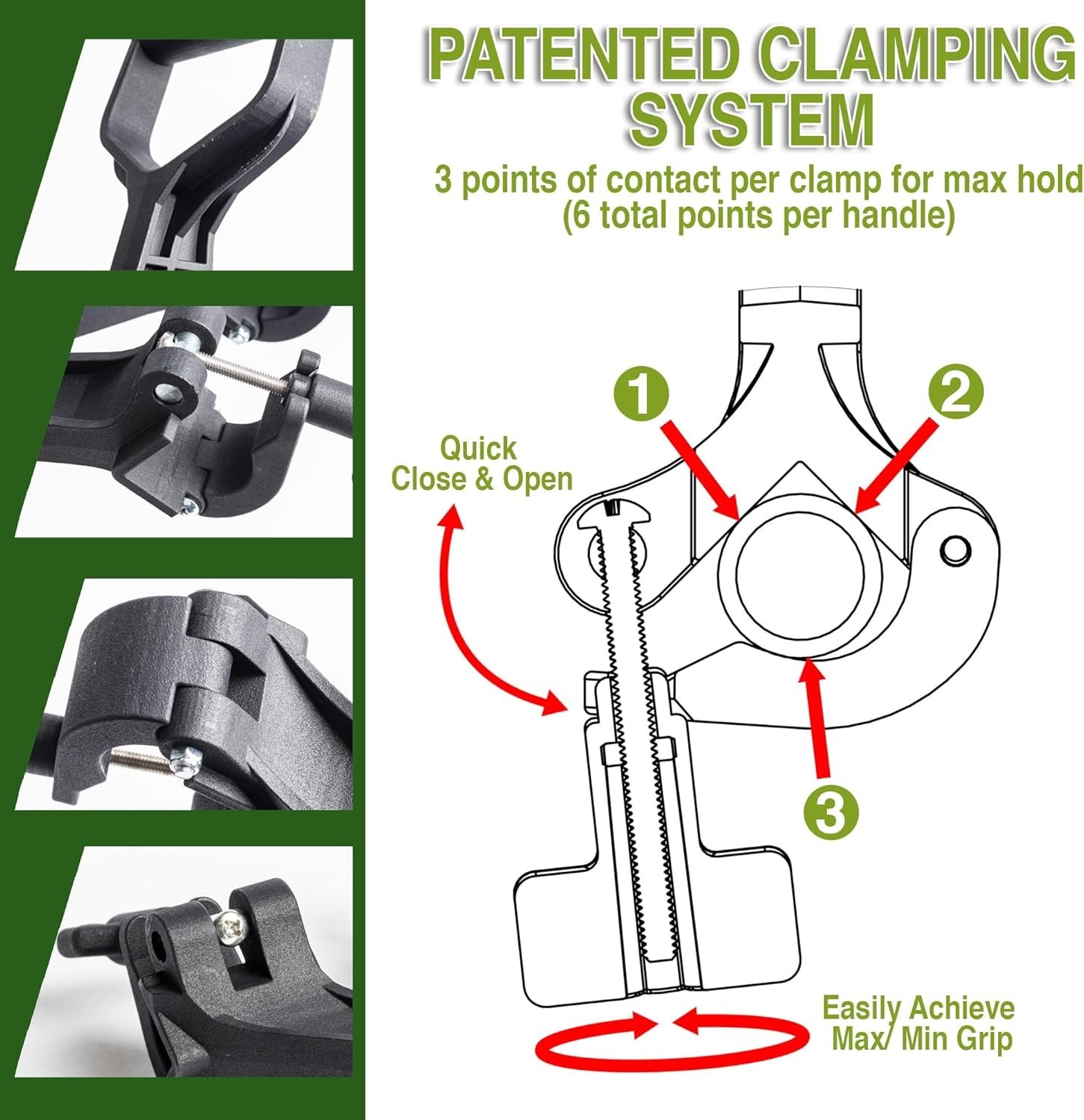 Ergonomic Handle Attachment for Weedeater & Gardening Tools